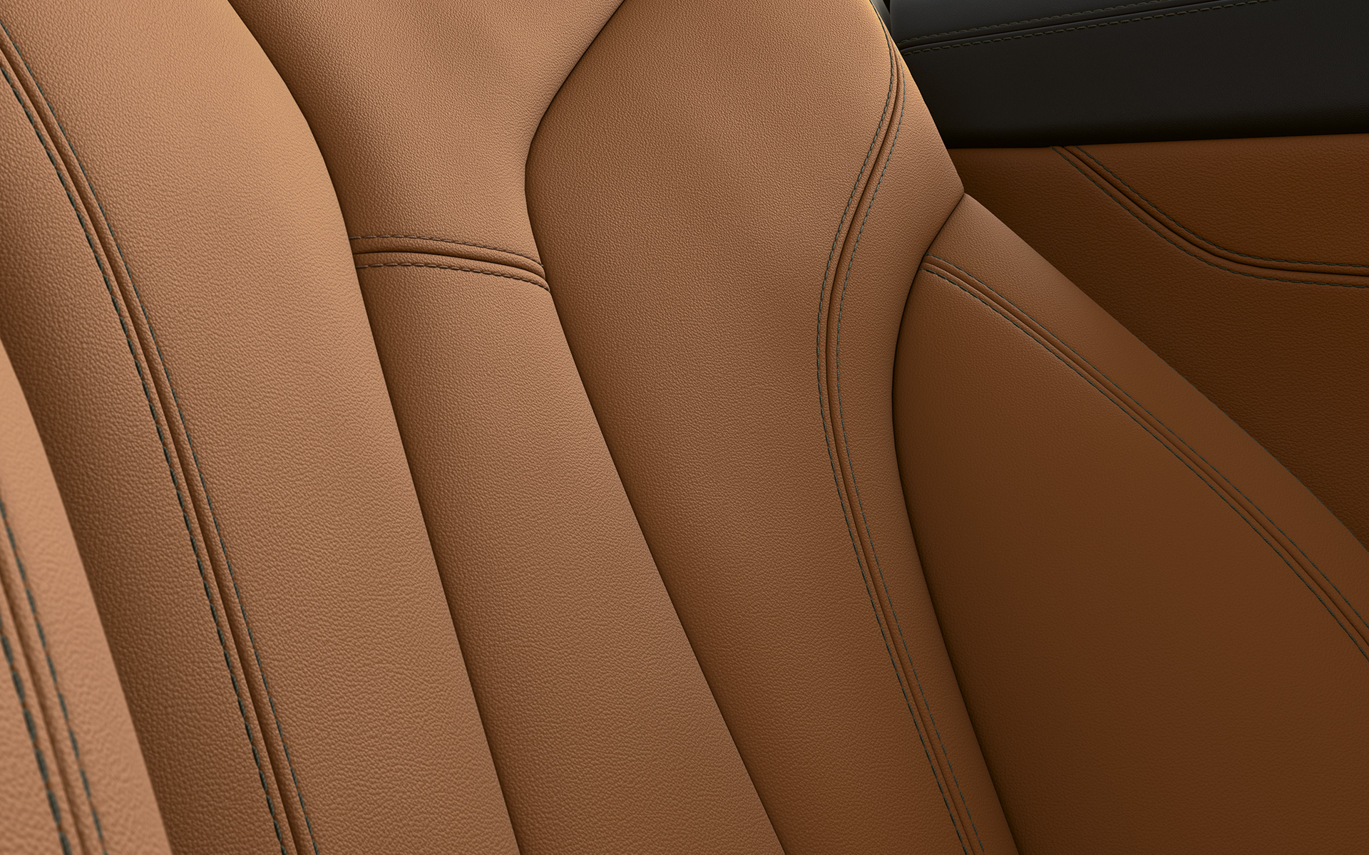 BMW Serie 8 Coupé, tapicería Detalle de la tapicería y las costuras del nuevo BMW Serie 8 Coupé.