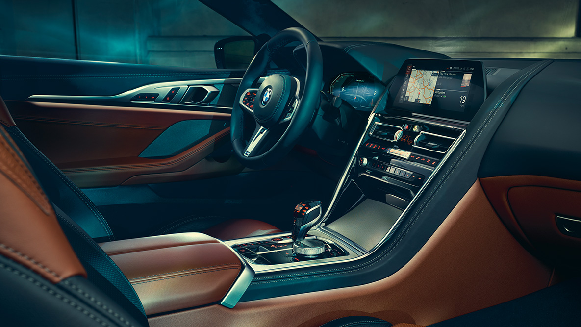 BMW Serie 8 Coupé, interior. Interior del BMW Serie 8 Coupé.