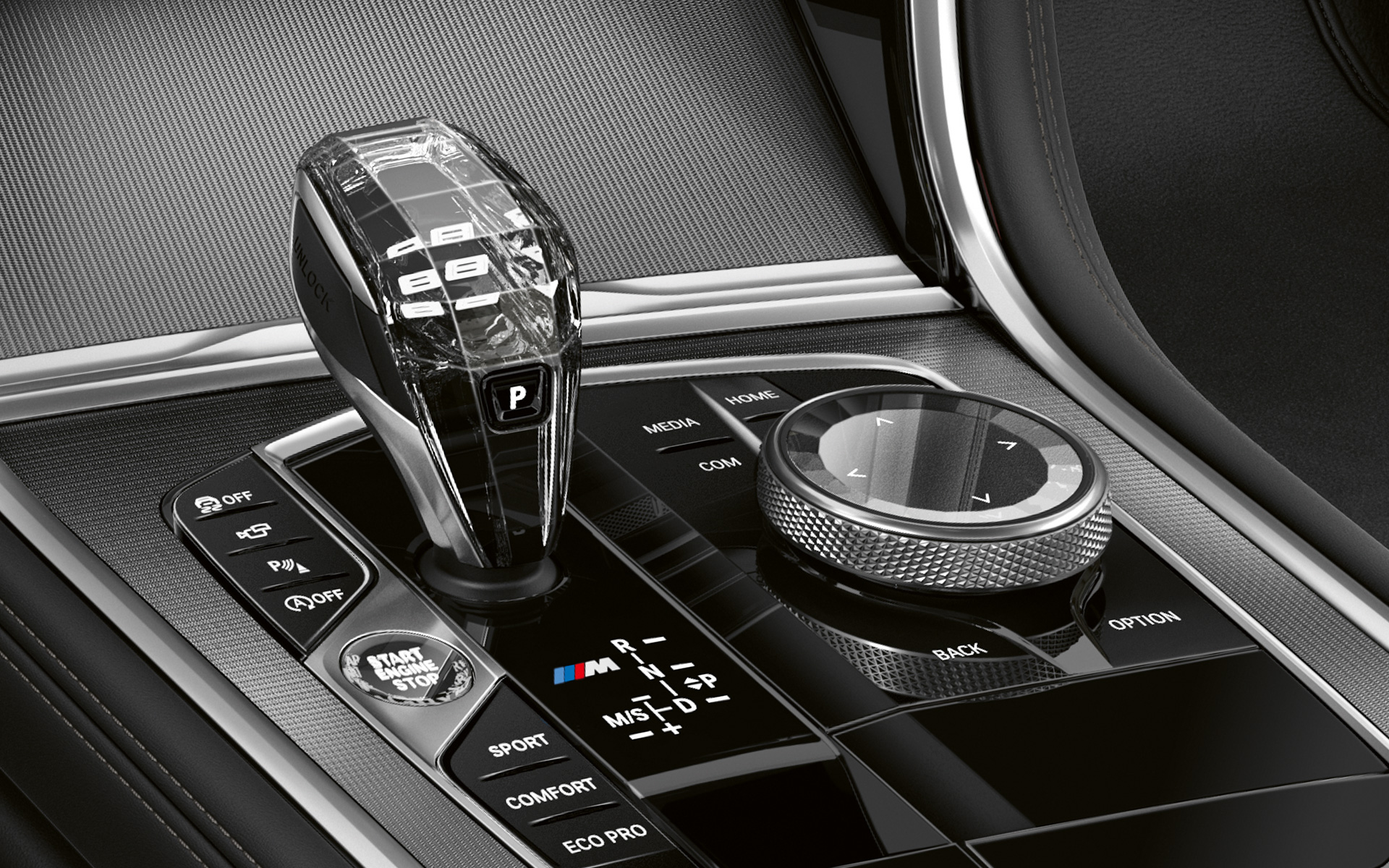 Puesto de conducción Pure Contrast BMW Serie 8 Gran Coupé, puesto de conducción Pure Contrast
