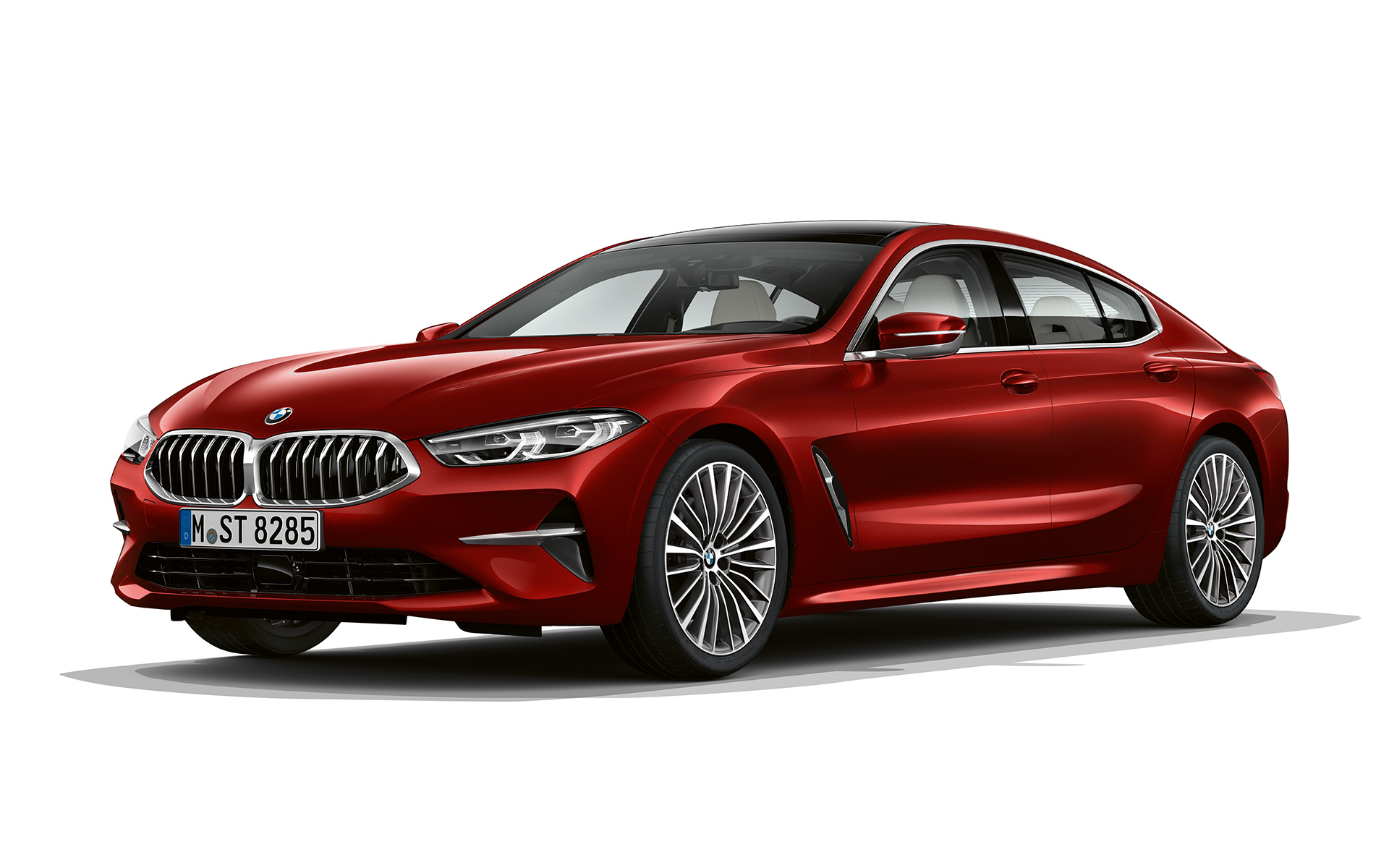 Imagen de tres cuartos del frontal Impulsive Heat BMW Serie 8 Gran Coupé, imagen de tres cuartos del frontal Impulsive Heat