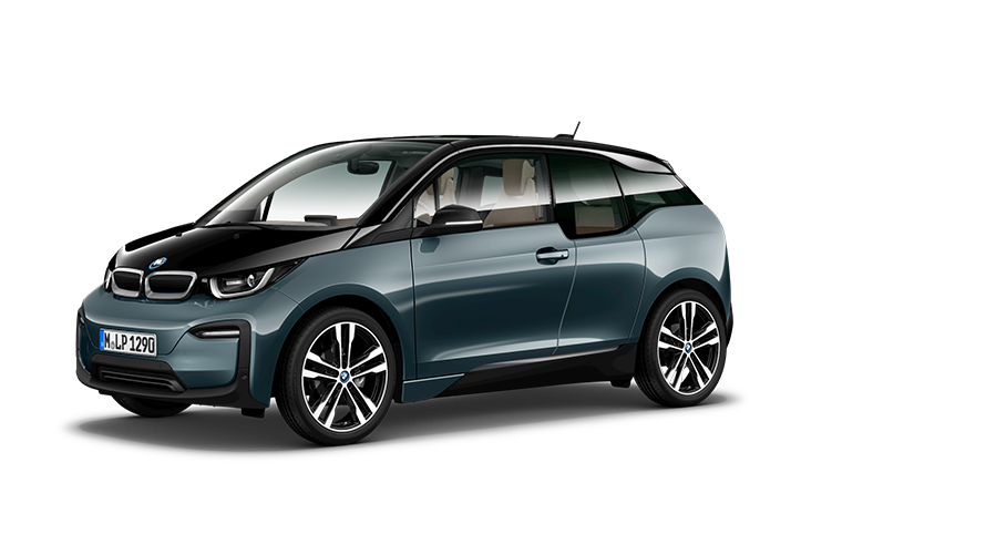 BMW i3 Vista frontal lateral del BMW i3. Financiación coche 100% eléctrico