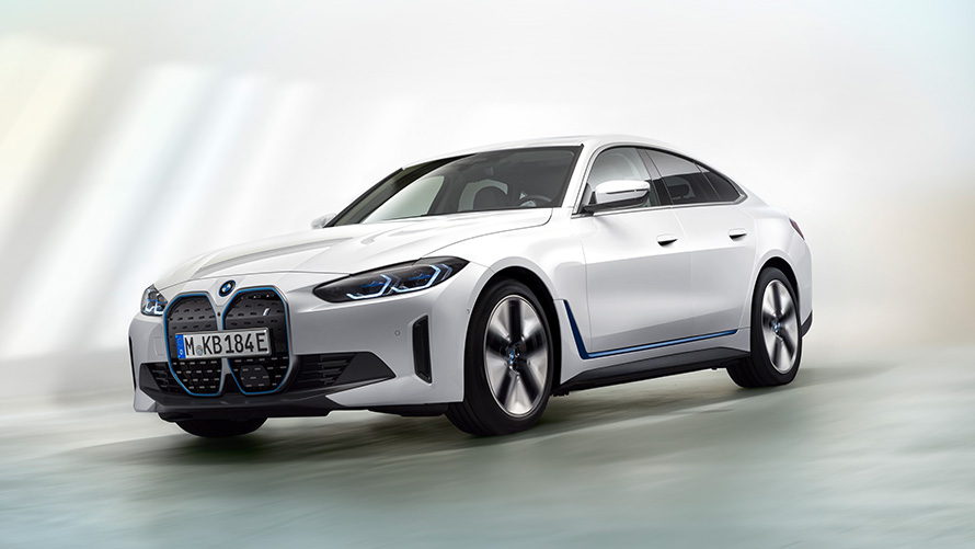 BMW i4 2021 G26 Imagen 2 BMW i4 2021 G26 Gran Coupé totalmente eléctrico, vehículo eléctrico, imagen 2