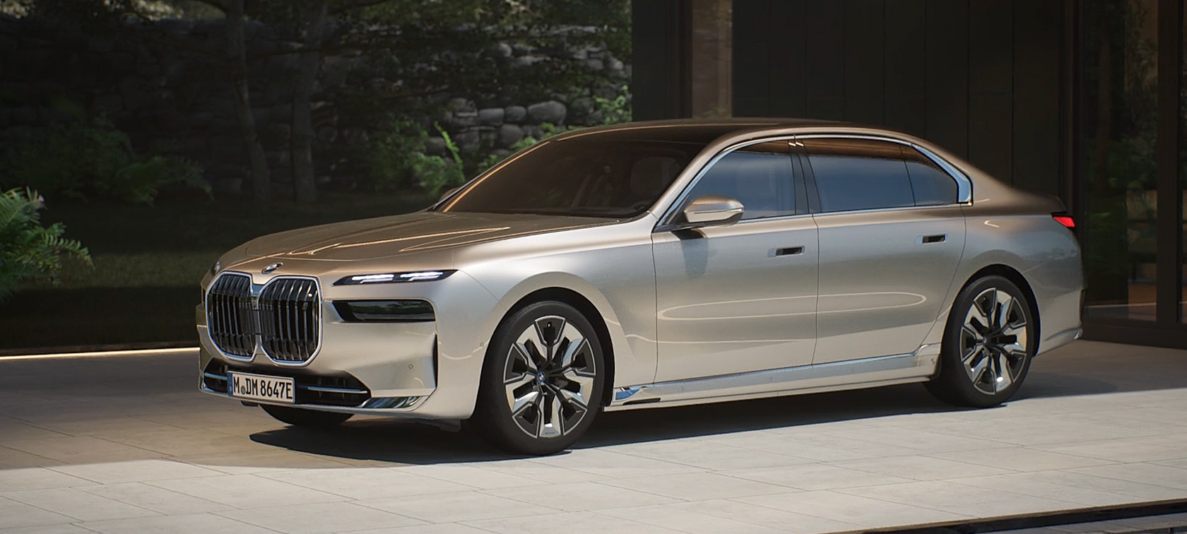 BMW i7 G70 Exterior, lo más destacado en vídeo BMW i7 G70 BMW Individual Oxide Grey metalizado, exterior, lo más destacado en vídeo