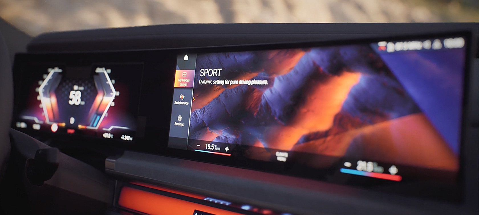 BMW i7 G70 My Modes, vídeo BMW i7 G70 Interior, My Modes en vídeo