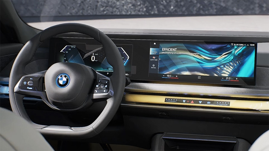 BMW i7 G70 Interior inteligente, vídeo BMW i7 G70 Interior inteligente en vídeo