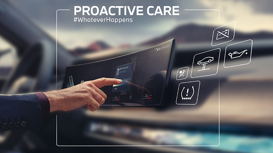 BMW iX1 U11 BEV Proactive Care BMW iX1 U11 BEV interior, Curved Display, Proactive Care