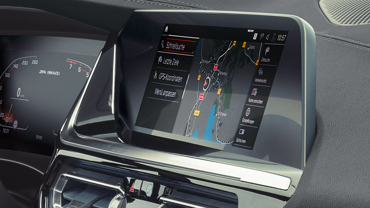 BMW Intelligent Personal Assistant BMW Z4 M40i Roadster G29 BMW Intelligent Personal Assistant BMW Z4 M40i Roadster G29 2019 display de control