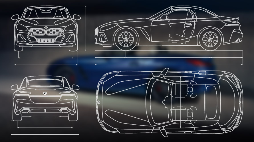 BMW Z4 M40i G29 datos técnicos, diagrama BMW Z4 M40i G29 2022 datos técnicos, diagrama
