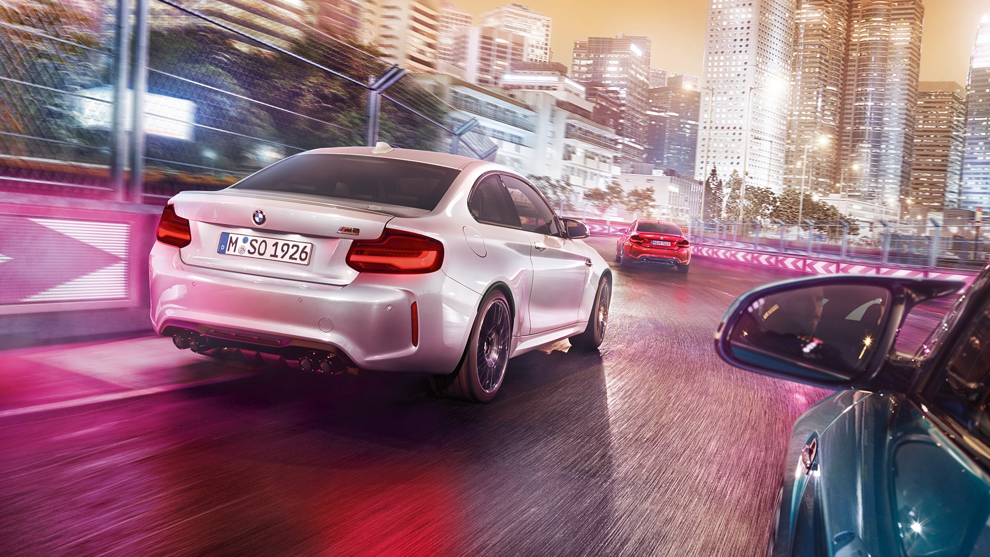 Bastidor BMW M2 Competition F87 Bastidor del deportivo coupé BMW M2 Competition F87 2018 Hockenheim Silver metalizado