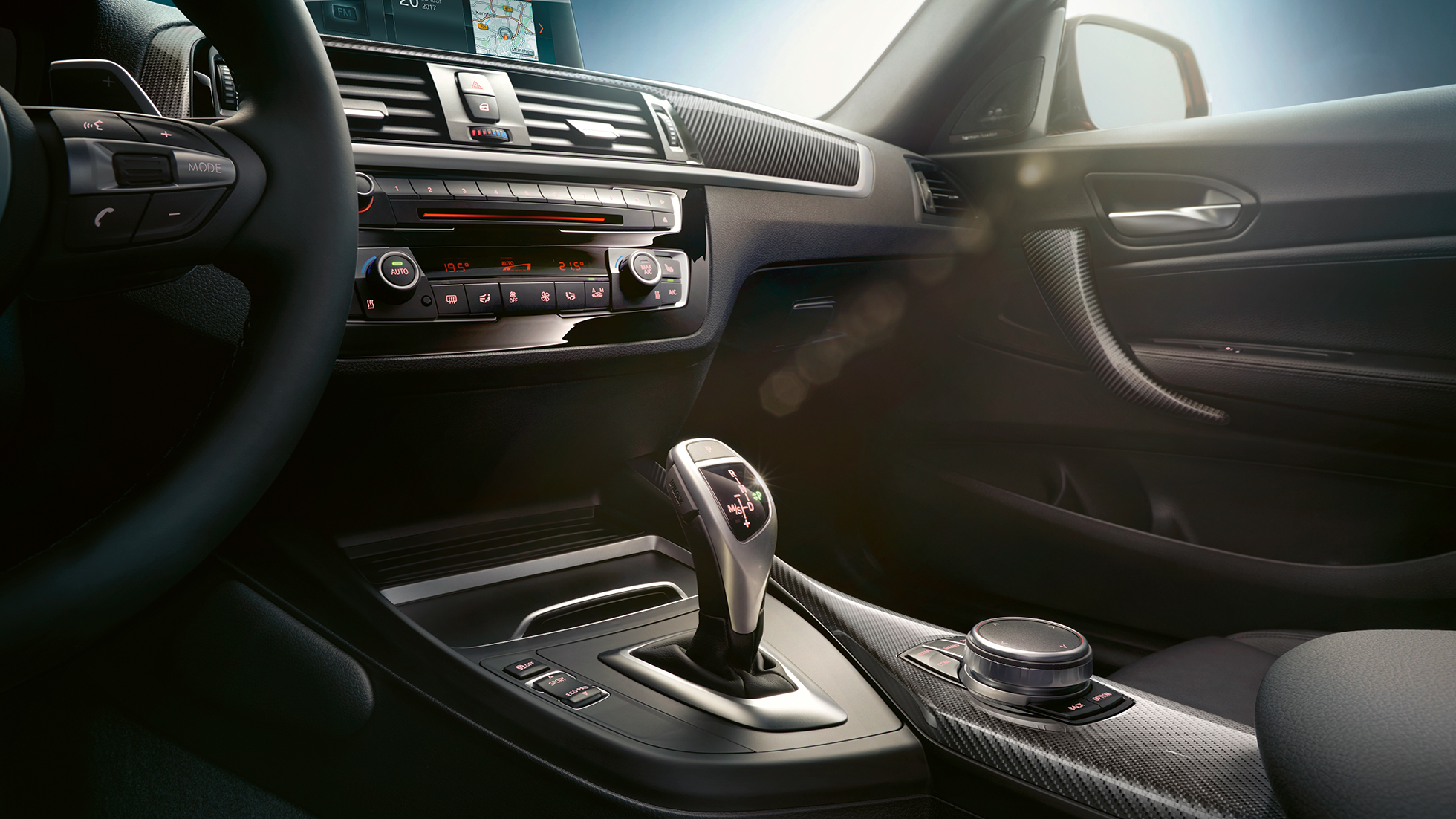 Palanca de cambio BMW M240i Coupé Palanca de cambio BMW M240i Coupé F22 2017, interior