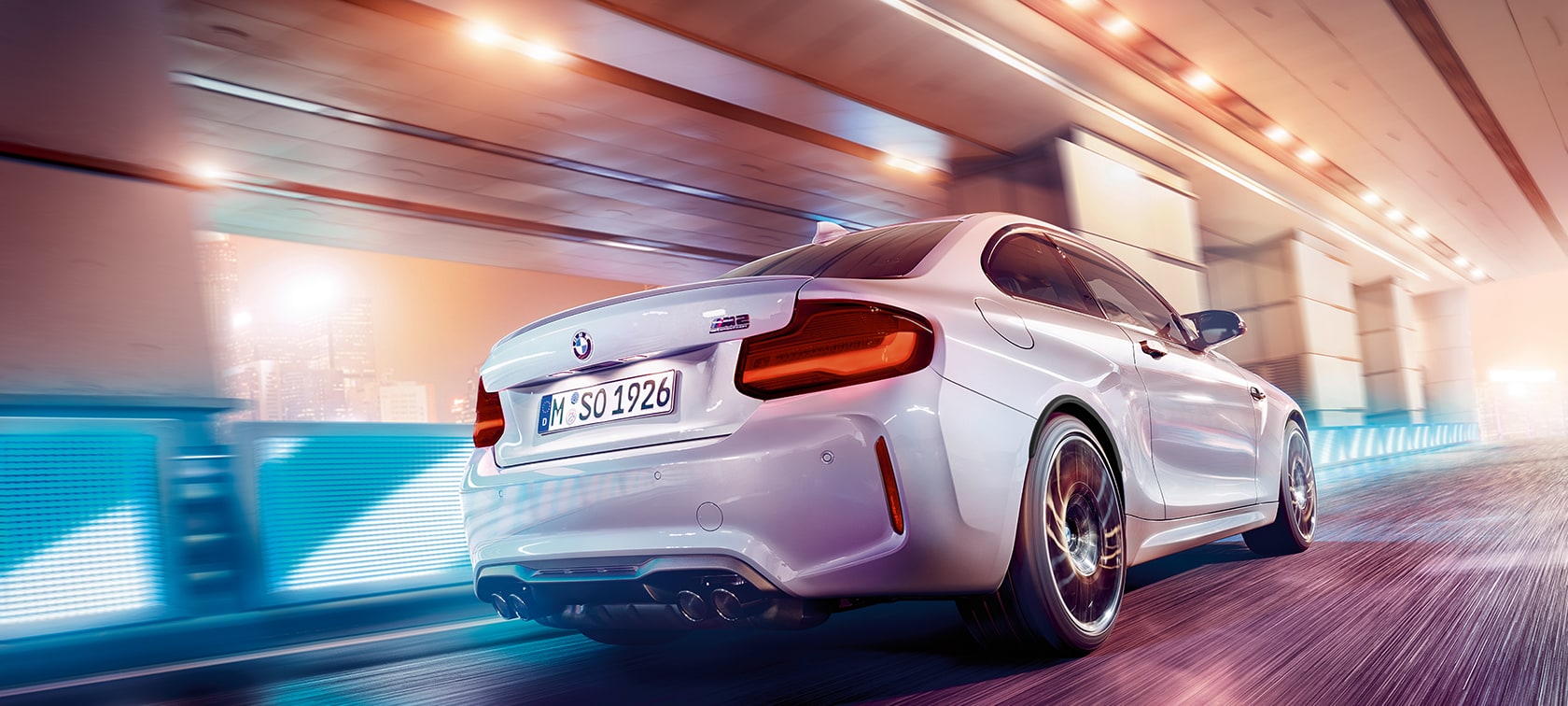 Equipamiento de modelos BMW M2 CS F87 Equipamiento de modelos BMW M2 CS F87 Misano Blau metalizado.