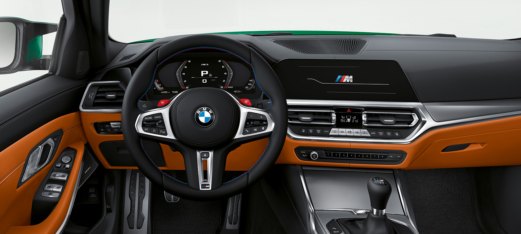 BMW M3 Berlina G80 2020 Puesto de conducción BMW M3 Berlina G80 2020 Puesto de conducción Interior