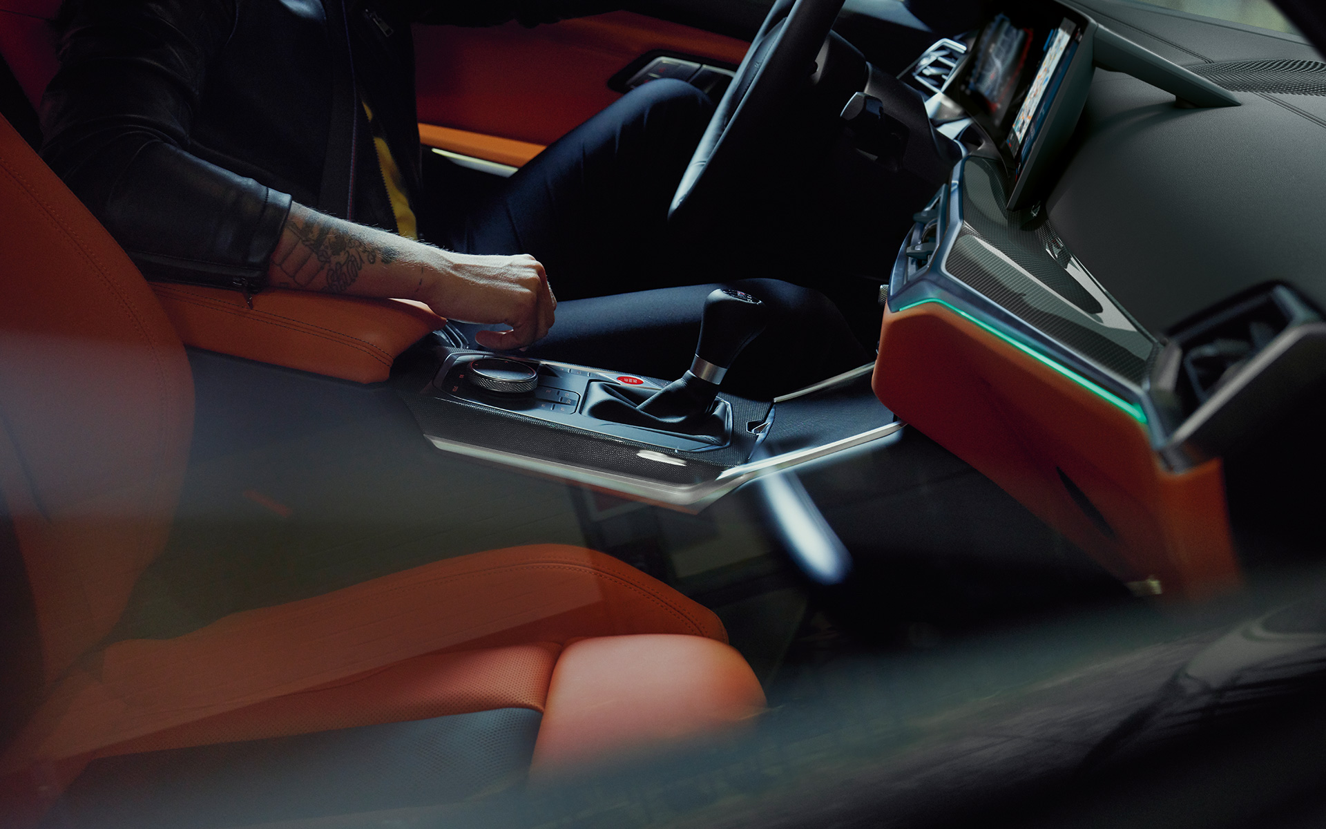 BMW M3 Berlina G80 2020 puesto de conducción, interior