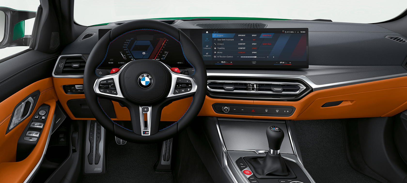 BMW M3 CS G80 Puesto de conducción BMW M3 CS G80 Interior, puesto de conducción