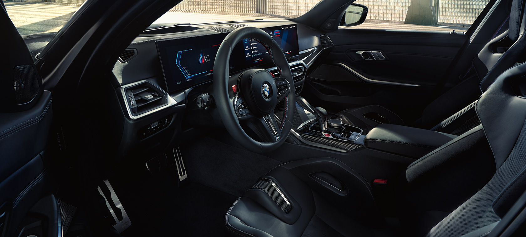 Puesto de conducción, gama BMW Serie 3 Touring M: Gama BMW Serie 3 Touring M puesto de conducción, interior