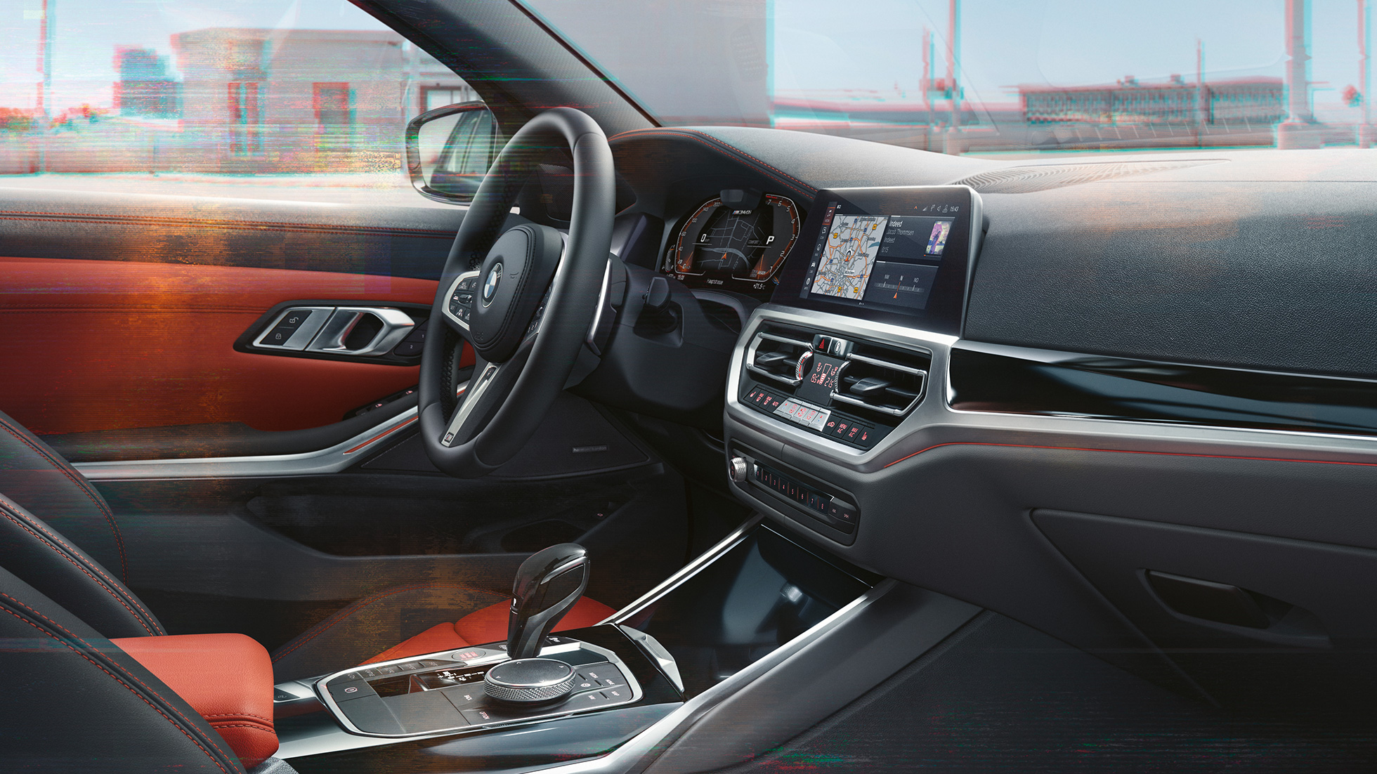 Diseño interior. BMW M340i xDrive Touring, diseño interior.