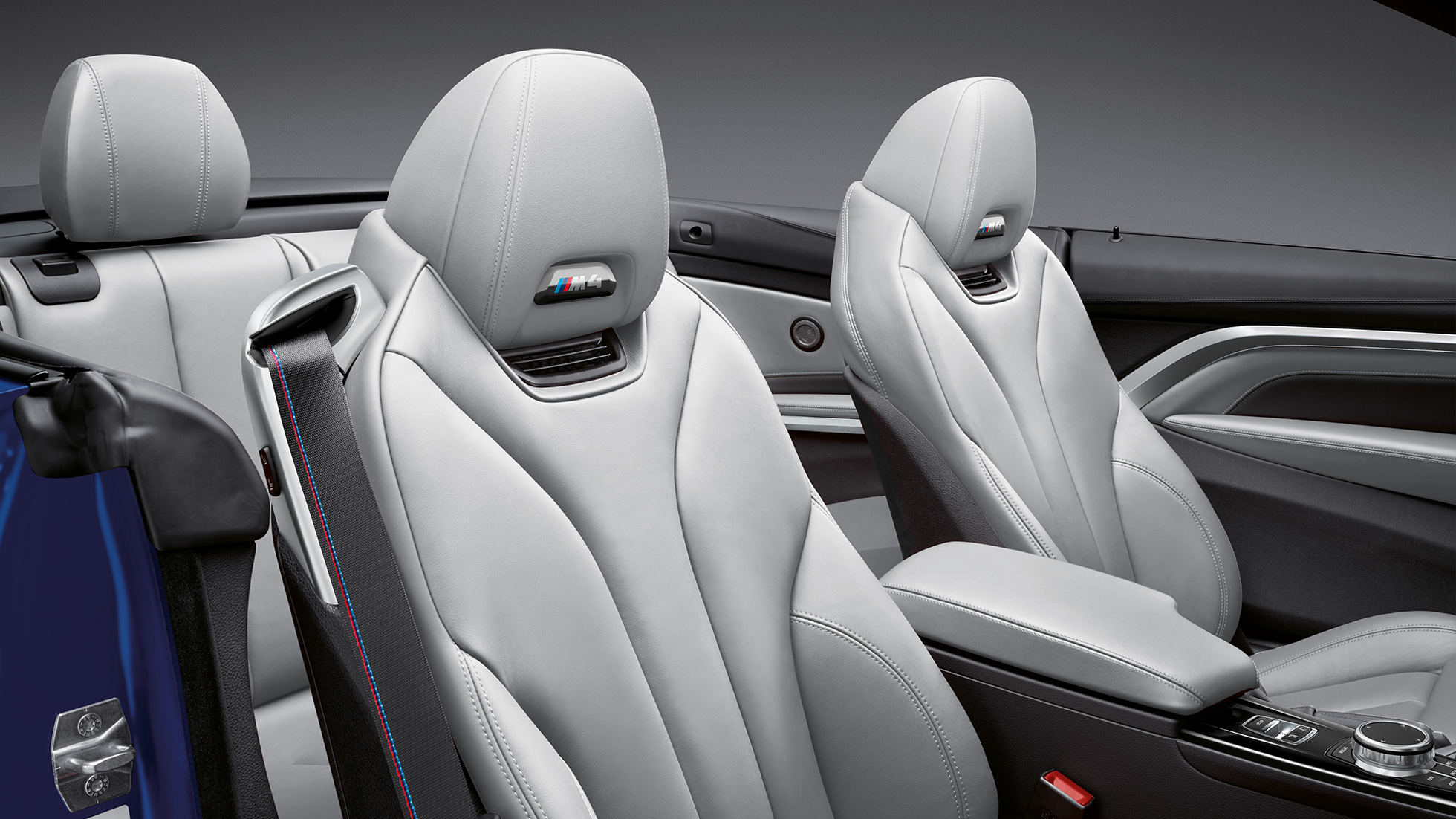 BMW M4 Cabrio, interior BMW M4 Cabrio, diseño, tapicería, interior