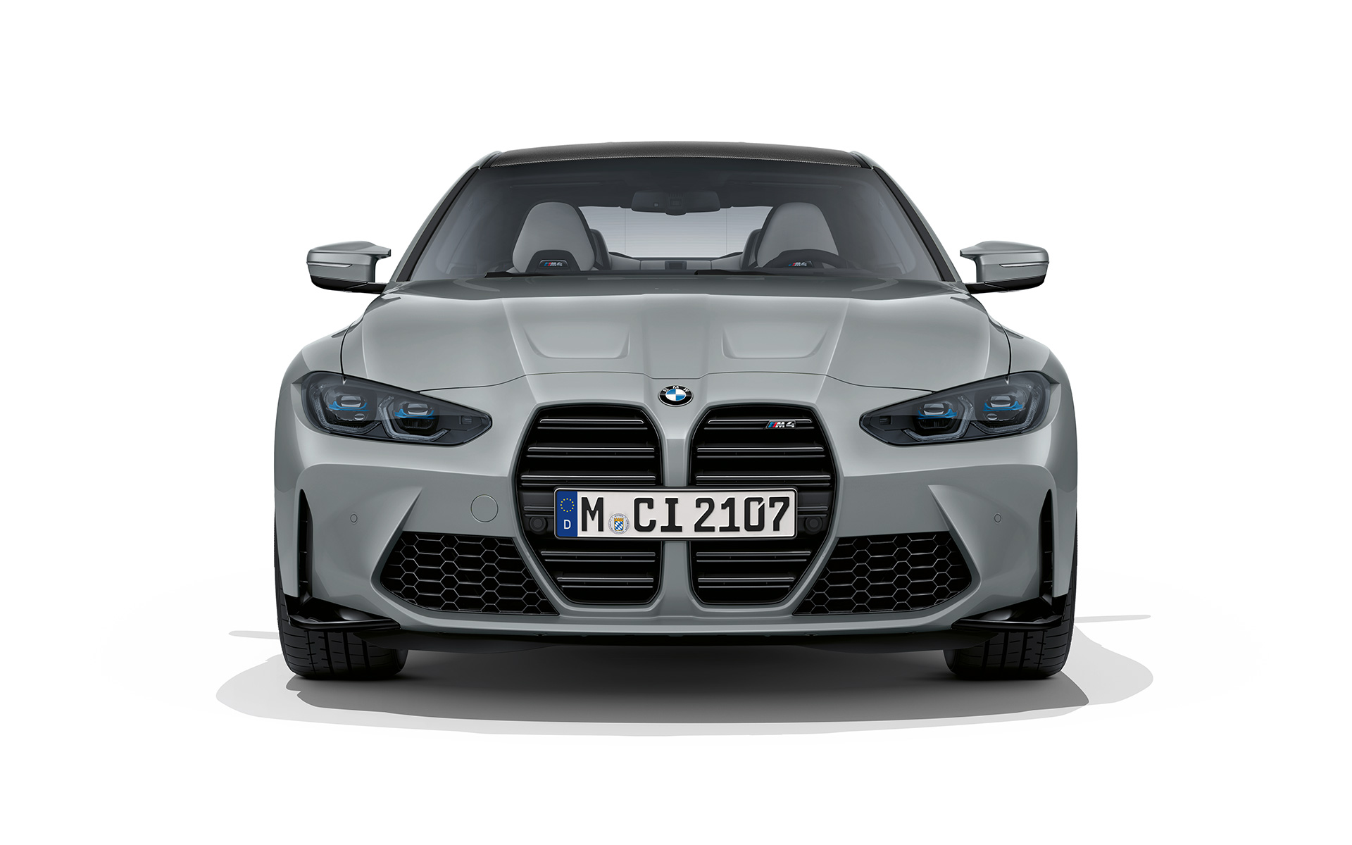 BMW M4 Coupé G82 2020 Brooklyn Grey metalizado, vista del frontal