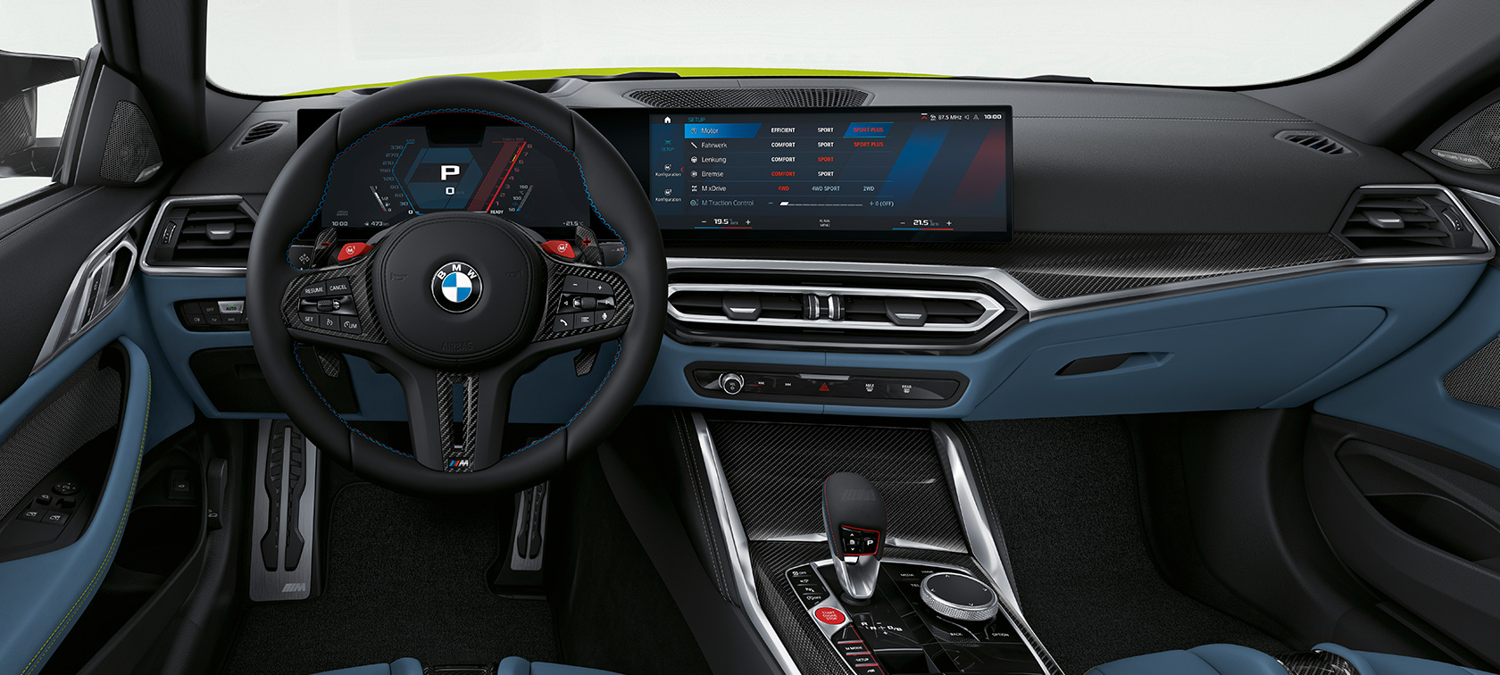BMW M4 Coupé G82 2020 Puesto de conducción BMW M4 Coupé G82 2020 Puesto de conducción Interior