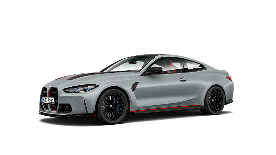 BMW Serie M BMW M4 G82, vista de tres cuartos del lateral BMW Serie M BMW M4 G82, vista de tres cuartos del lateral
