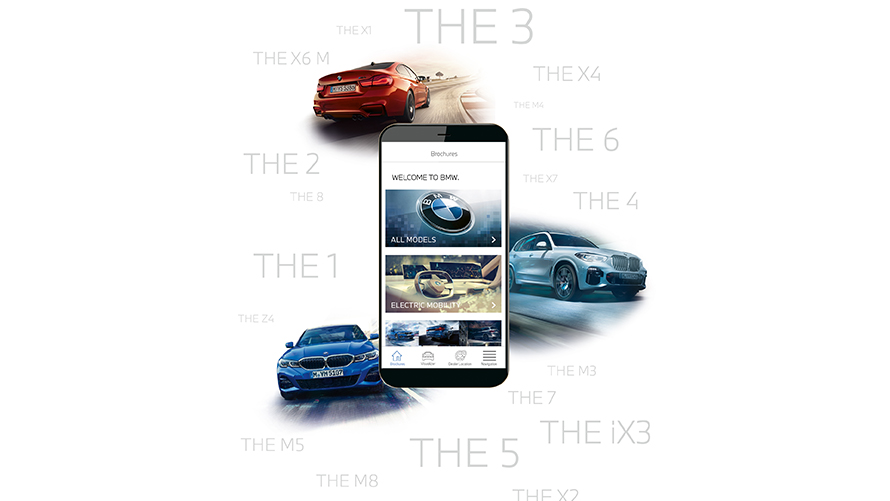Aplicación Catálogos BMW Aplicación Catálogos BMW en el smartphone