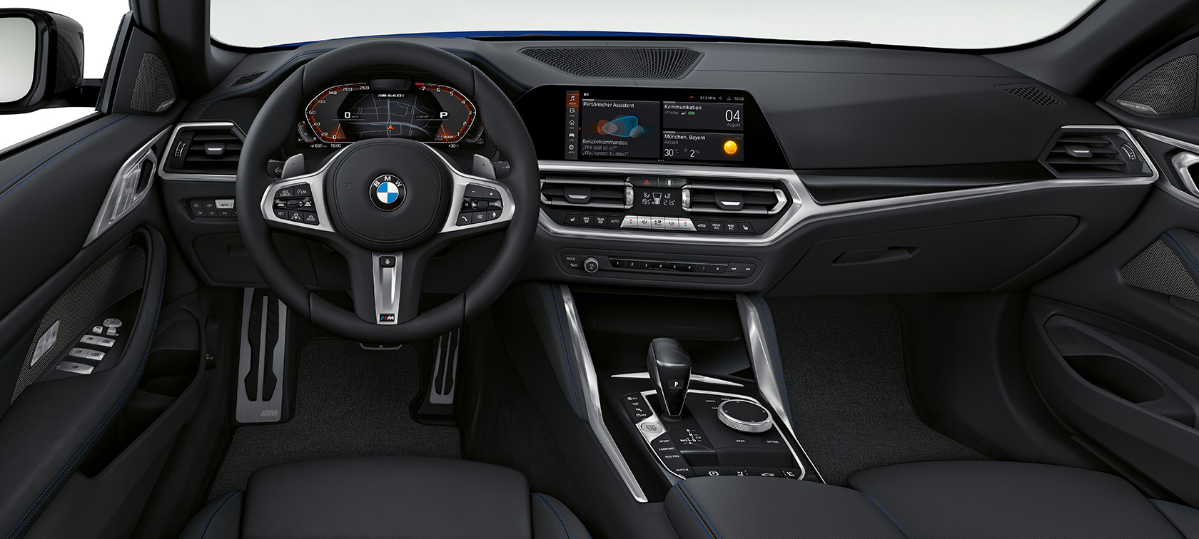 Puesto de conducción BMW M440i xDrive Cabrio G23 2020 Puesto de conducción BMW M440i xDrive Cabrio G23 2020, interior