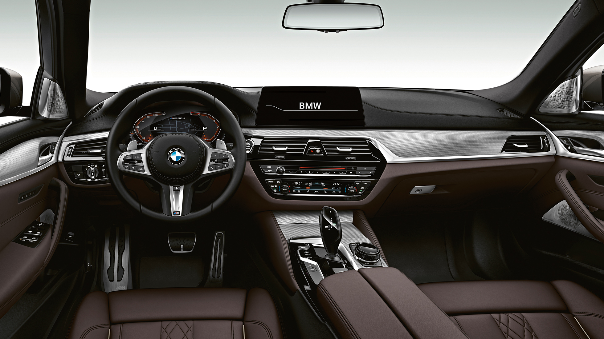 Puesto de conducción BMW M550d xDrive Touring Puesto de conducción BMW M550d xDrive Touring G31, diseño interior