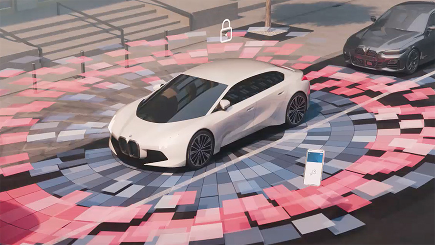 Vídeo BMW Digital Key BMW Serie 7 M G70 Gama BMW Serie 7 M G70 Vídeo BMW Digital Key