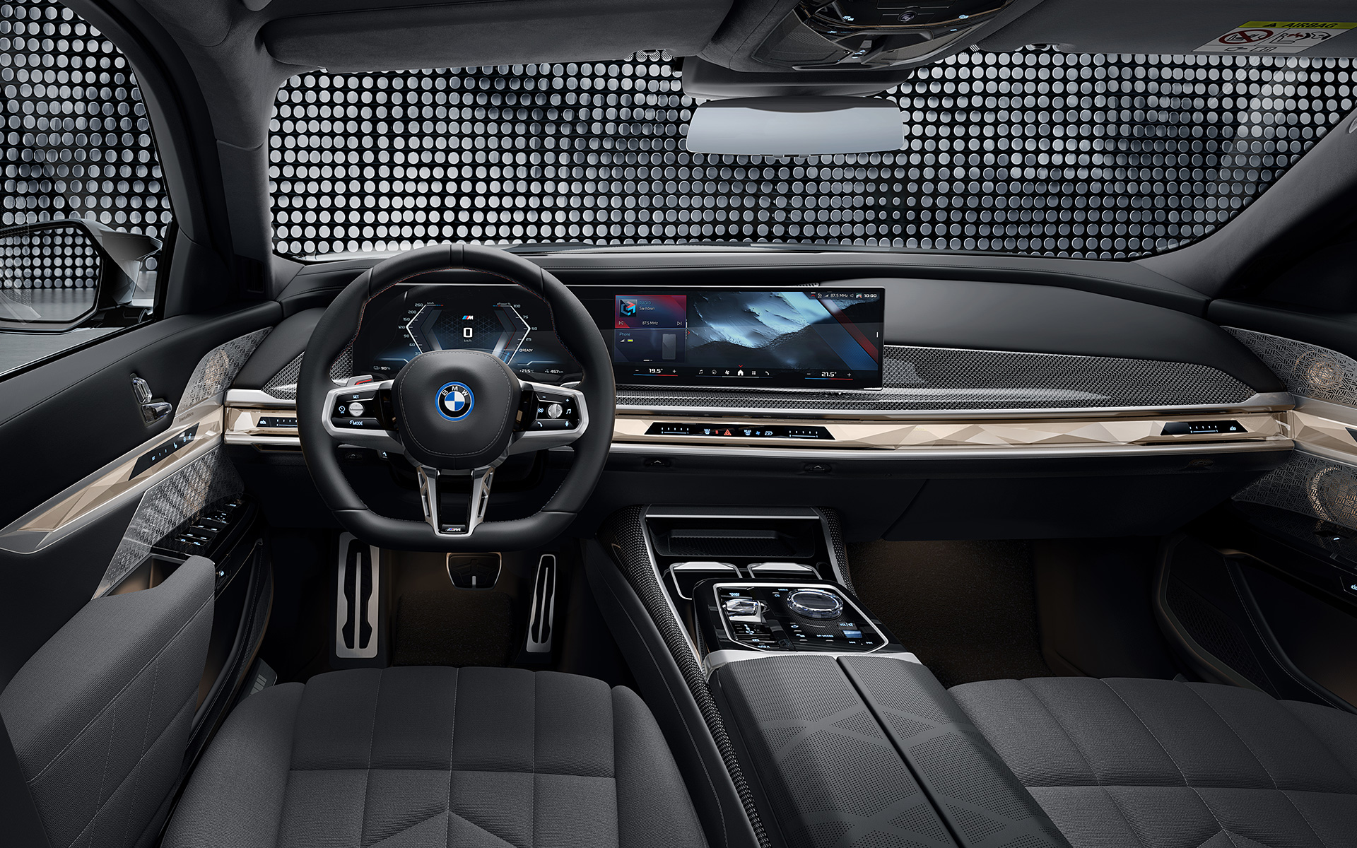 Puesto de conducción BMW i7 M70 xDrive Berlina G70 BMW i7 M70 xDrive Berlina G70 Interior Puesto de conducción