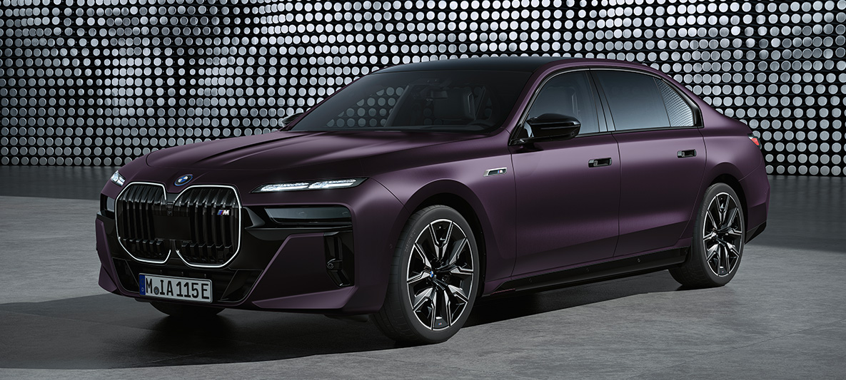 Frozen Purple Pinturas especiales Gama BMW Serie 7 M G70 Gama BMW Serie 7 M G70 Frozen Purple Pinturas especiales