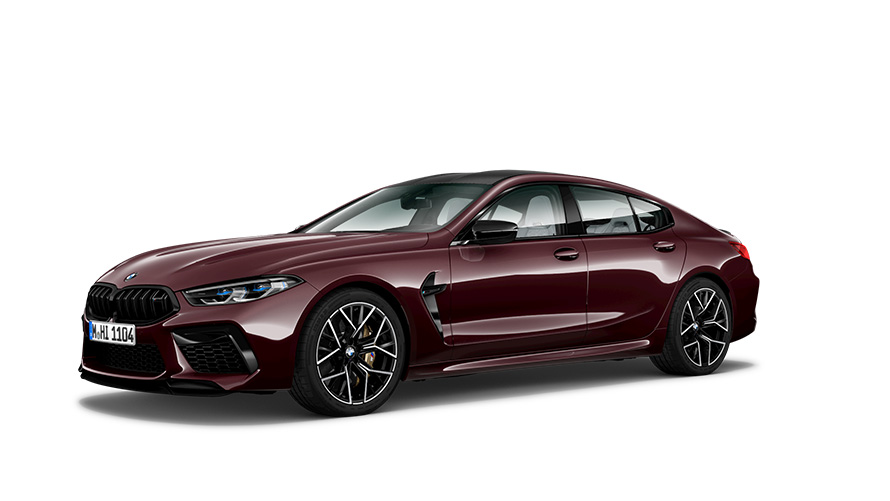 BMW Serie M BMW M8 Gran Coupé F93, vista de tres cuartos del lateral BMW Serie M BMW M8 Gran Coupé F93, vista de tres cuartos del lateral