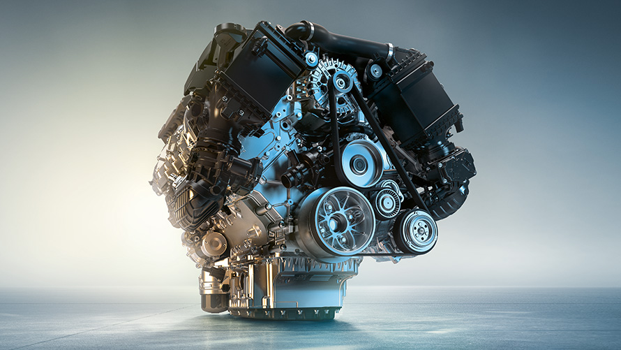 Motor de gasolina BMW M TwinPower Turbo BMW X6 SUV M50i Motor de gasolina de 8 cilindros BMW M TwinPower Turbo BMW X6 M50i SUV G06