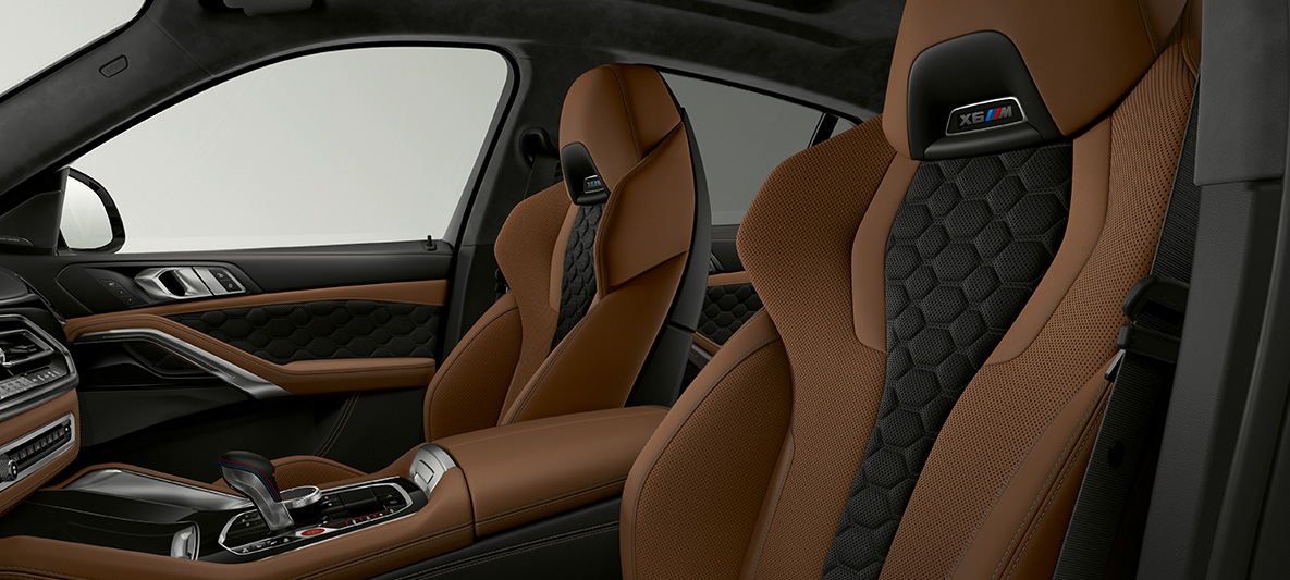 Asientos M multifunción con logotipo X6 M BMW X6 M Asientos M multifunción con logotipo X6 M BMW X6 M F96 2020, diseño interior
