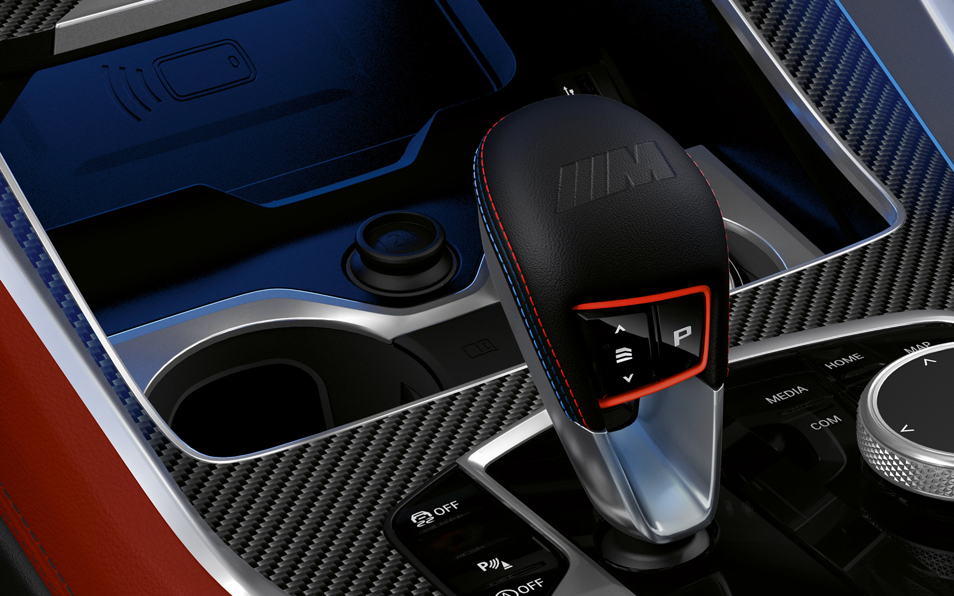 BMW X6 M Competition F96 2023 Palanca de cambio M