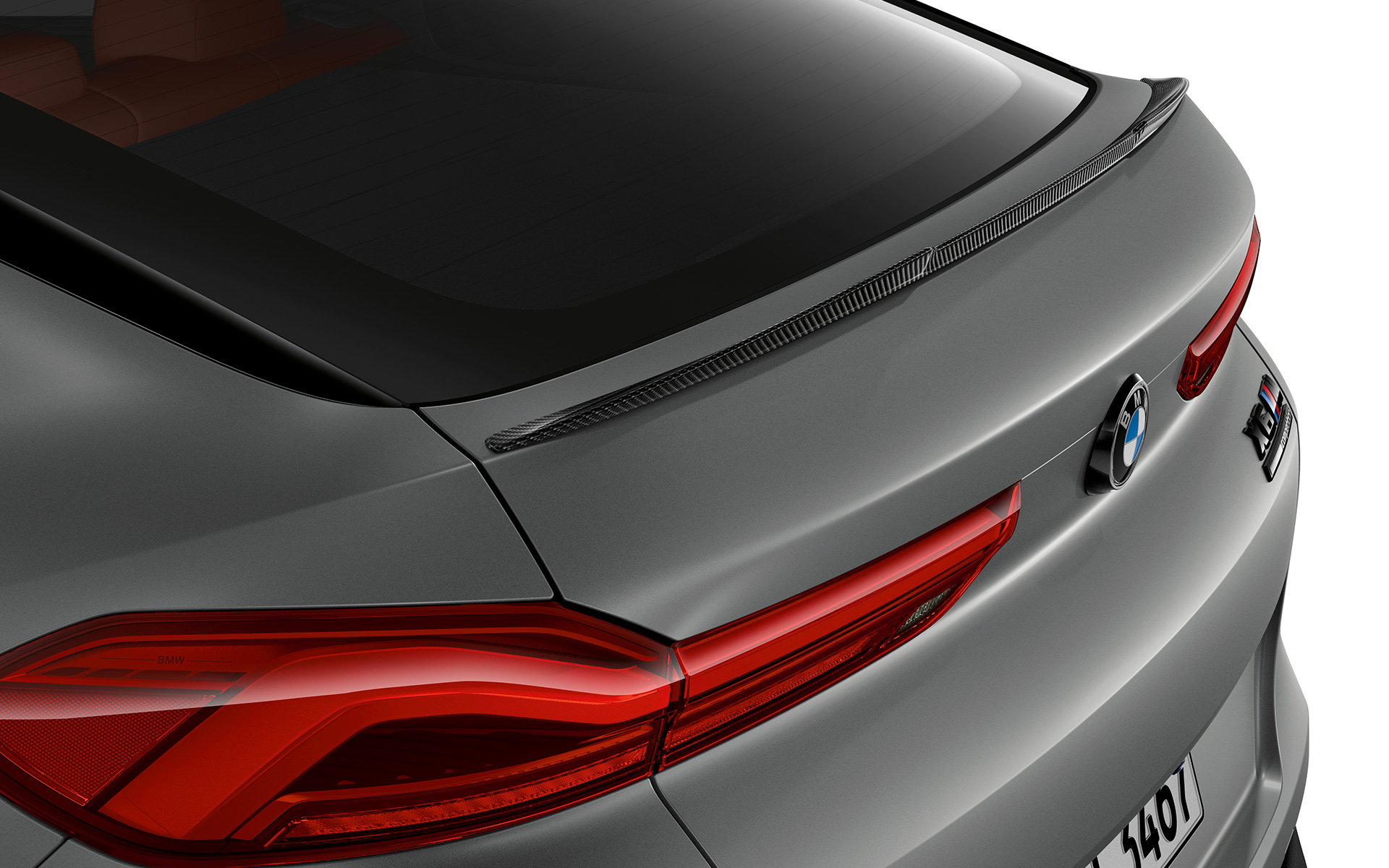BMW X6 M Competition F96 2023 Spoiler trasero M de fibra de carbono