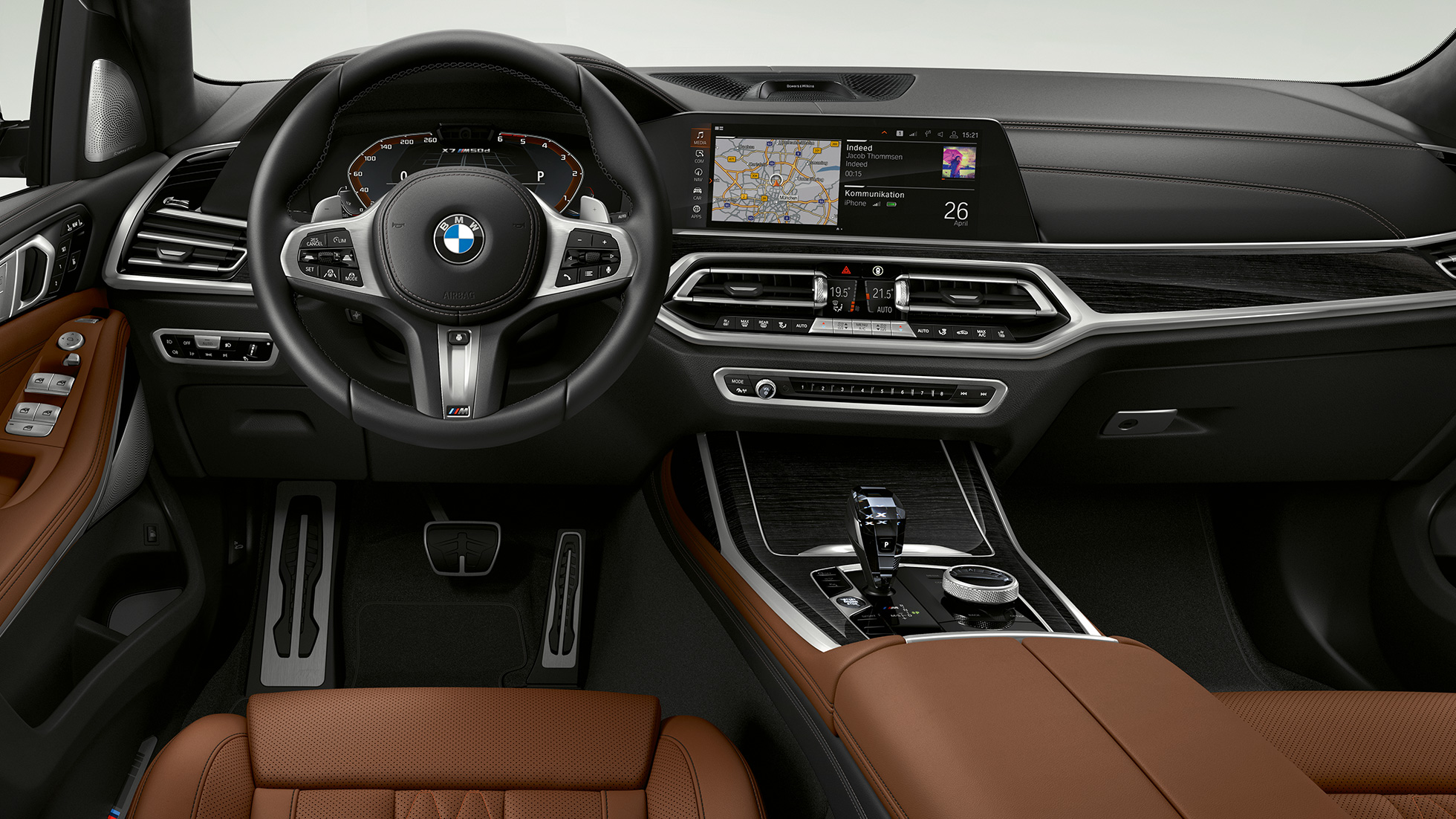 BMW X7 M50i, interior Gama BMW X7 M, M50d y M50i, interior, G07, 2019