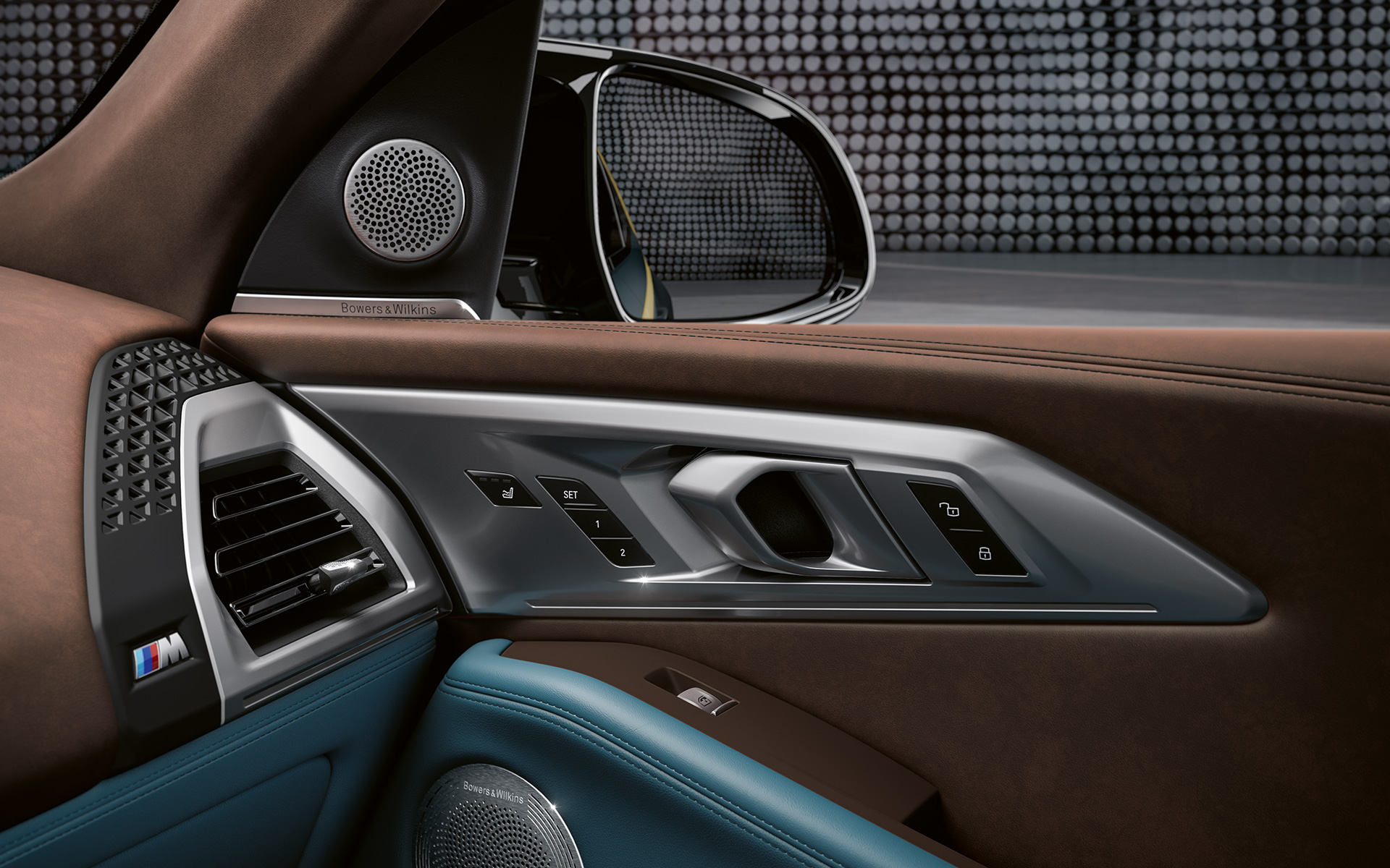 BMW XM G09 Interior, sistema de sonido envolvente Bowers & Wilkins Diamond