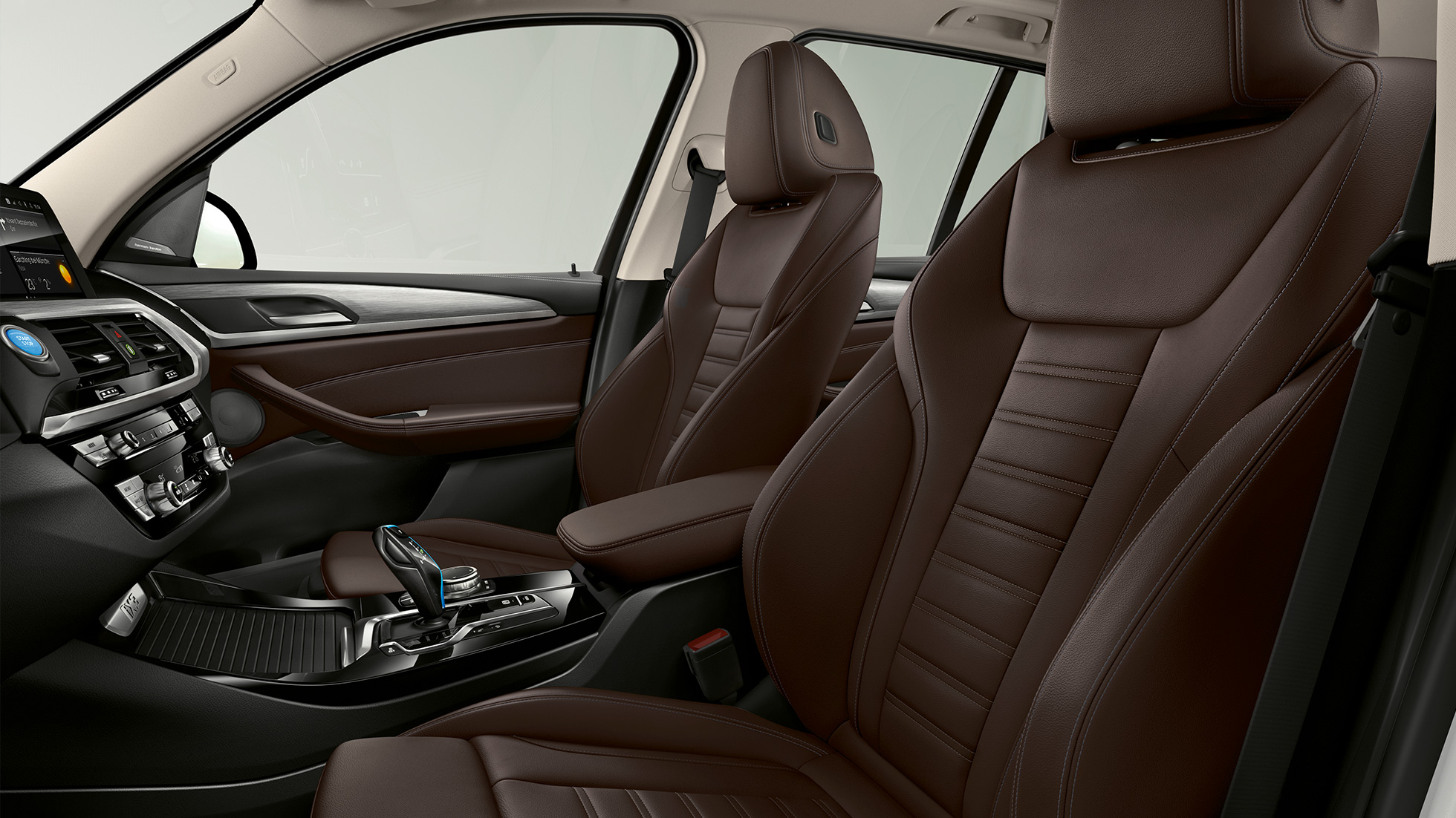 BMW iX3 G08 Interior Película BMW iX3 G08 2020 Mineralweiss metalizado Interior Película
