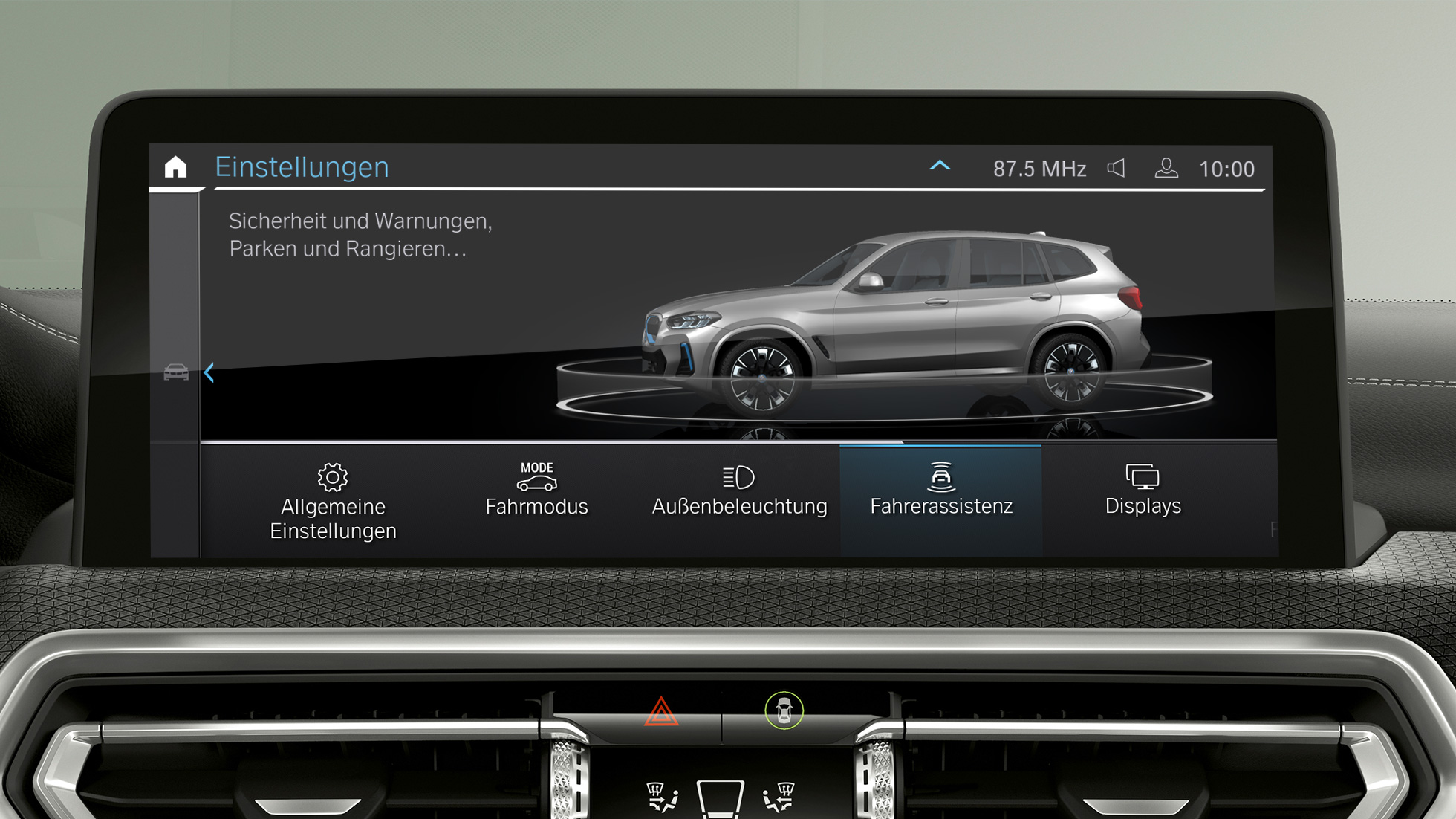 Sistemas de asistencia al conductor BMW iX3 G08 Display de control Puesto de conducción Sistemas de asistencia al conductor BMW iX3 G08 2020, Display de control Puesto de conducción