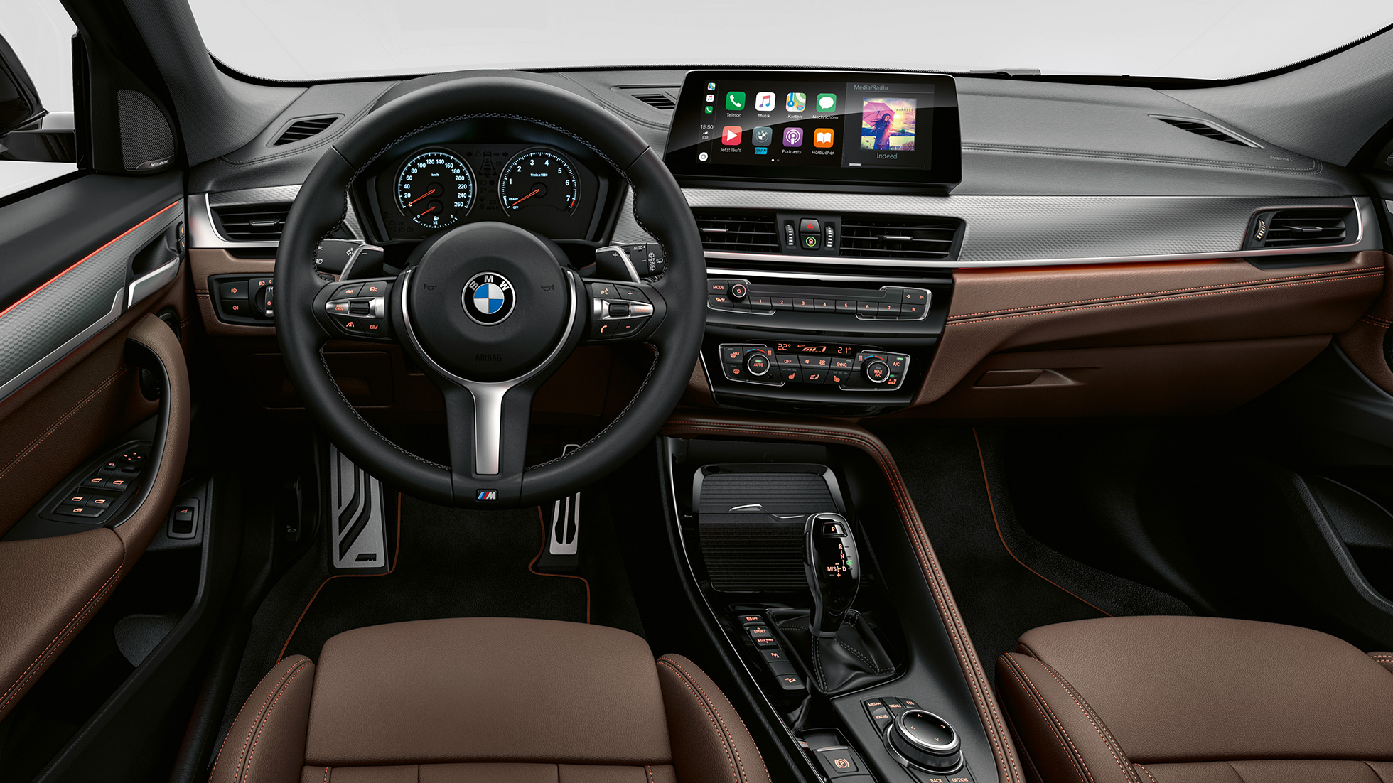 Puesto de conducción BMW X2 SUV F39 Acabado Edition M Mesh BMW X2 SUV Acabado Edition M Mesh 2020 F39, interior puesto de conducción