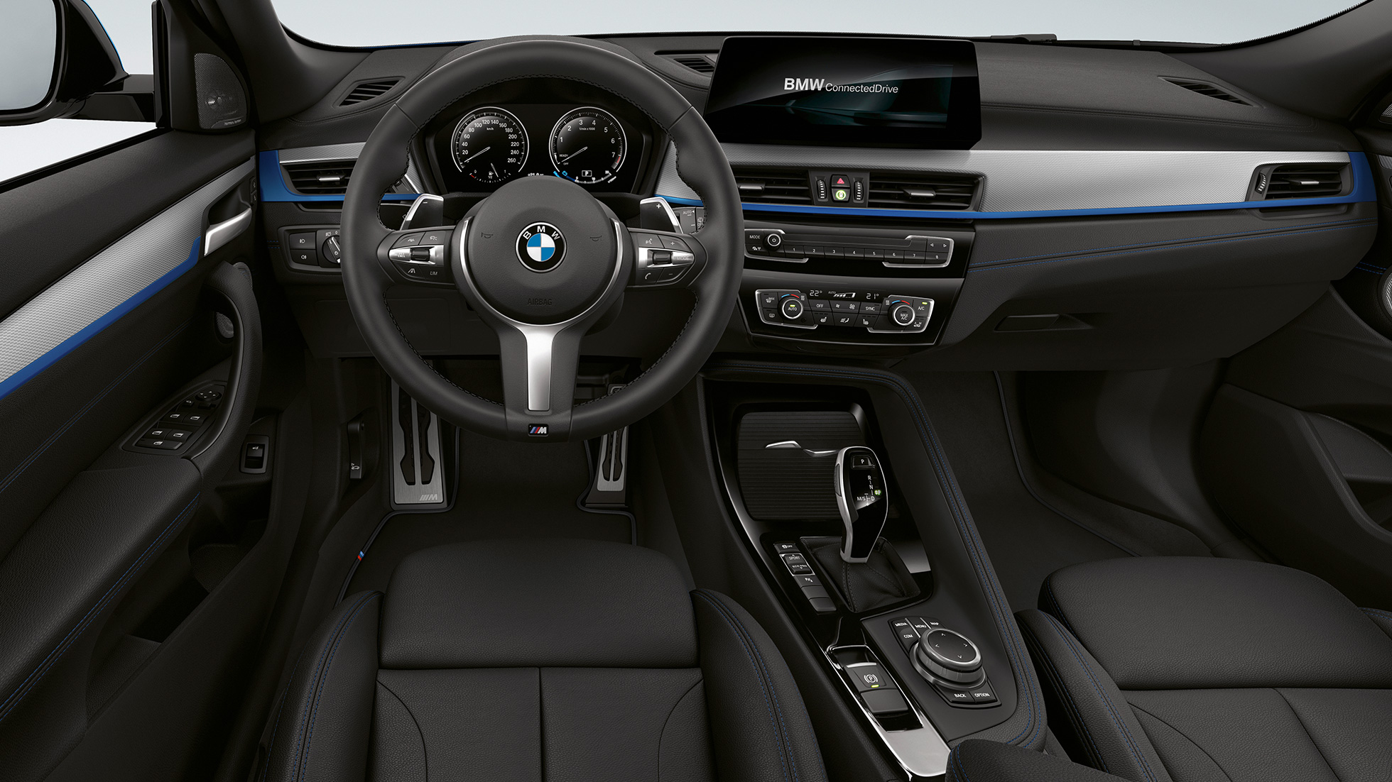 Puesto de conducción BMW X2 sDrive20i SUV F39 Acabado M Sport BMW X2 sDrive20i SUV Acabado M Sport 2018 F39 Interior, puesto de conducción