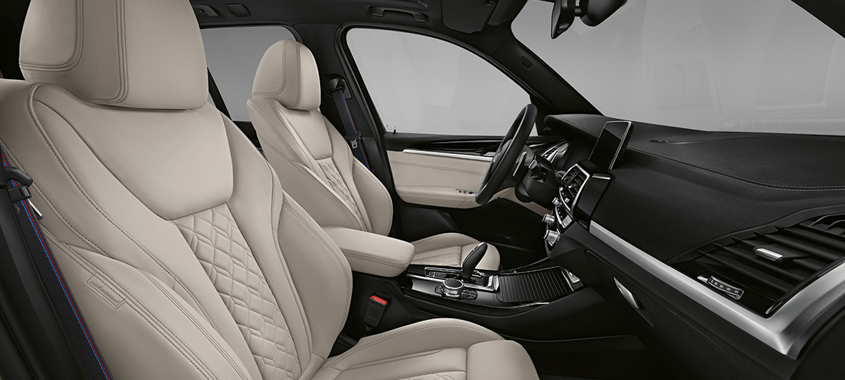 BMW X3 híbrido enchufable, cuero ampliado Merino BMW Individual de grano fino en Elfenbeinweiss BMW X3 híbrido enchufable, cuero ampliado Merino BMW Individual de grano fino en Elfenbeinweiss
