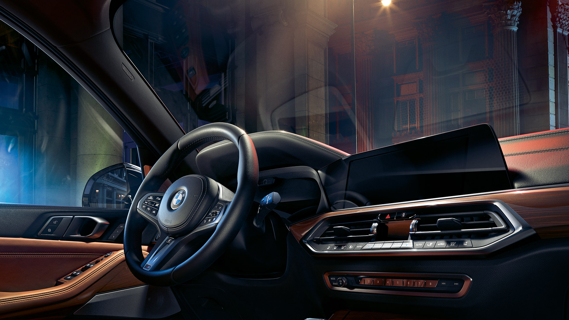 Puesto de conducción BMW X5 BMW X5 G05 2018 interior, puesto de conducción