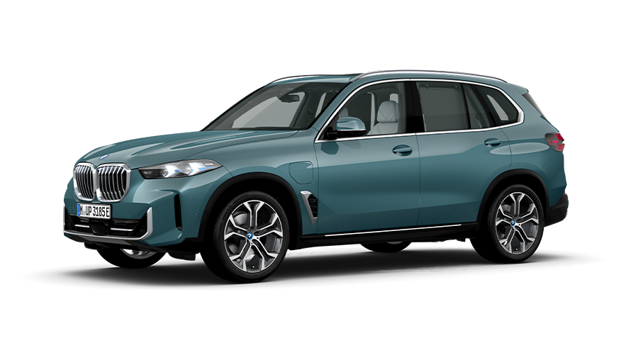Modelo BMW X BMW X5 Híbrido Enchufable G05, vista de tres cuartos del lateral Modelo BMW X BMW X5 Híbrido Enchufable G05, vista de tres cuartos del lateral