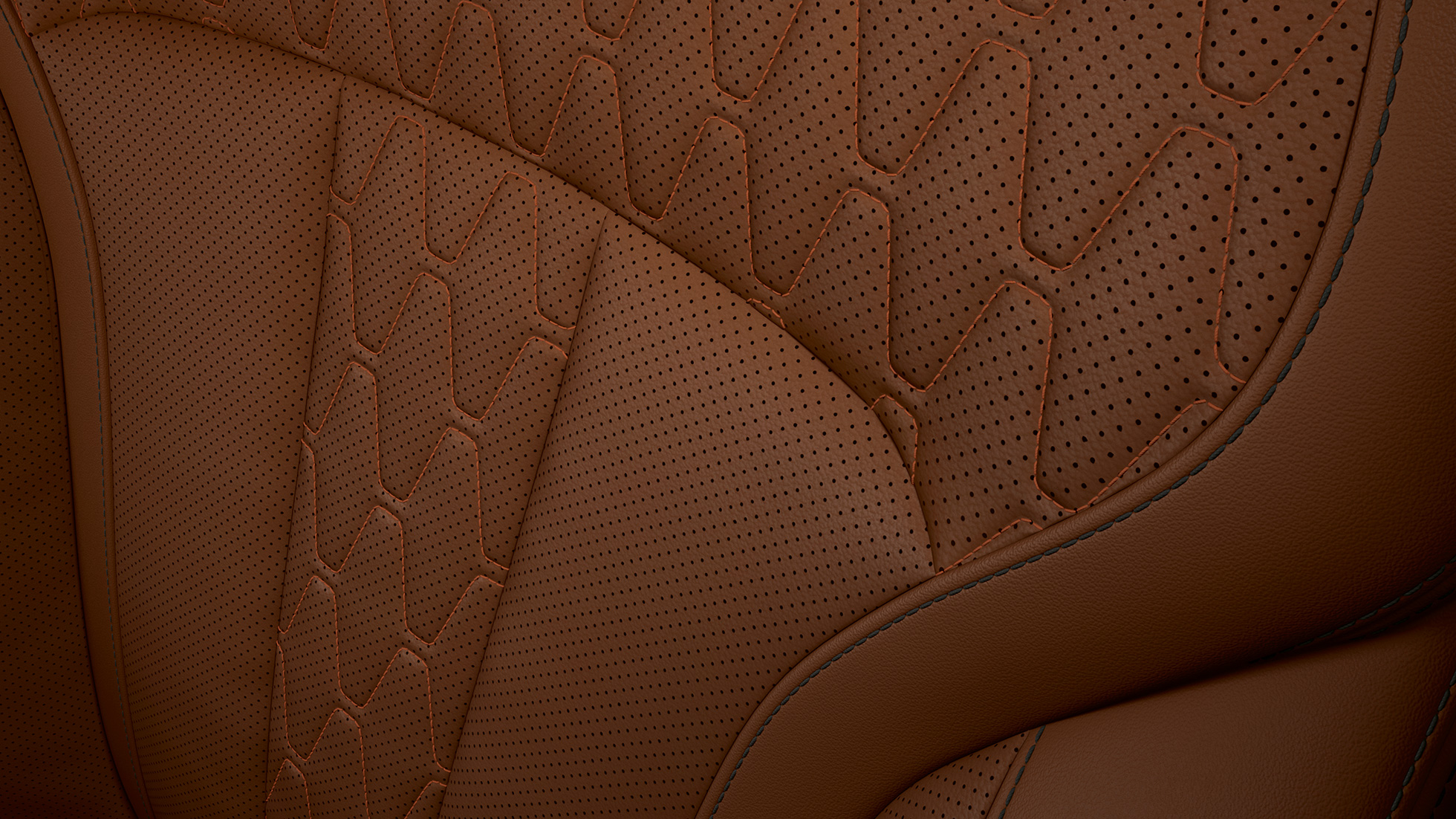 BMW X7, BMW X7 M50d: diseño de la tapicería Detalle del diseño de la tapicería del BMW X7 con equipamiento del BMW X7 M50d