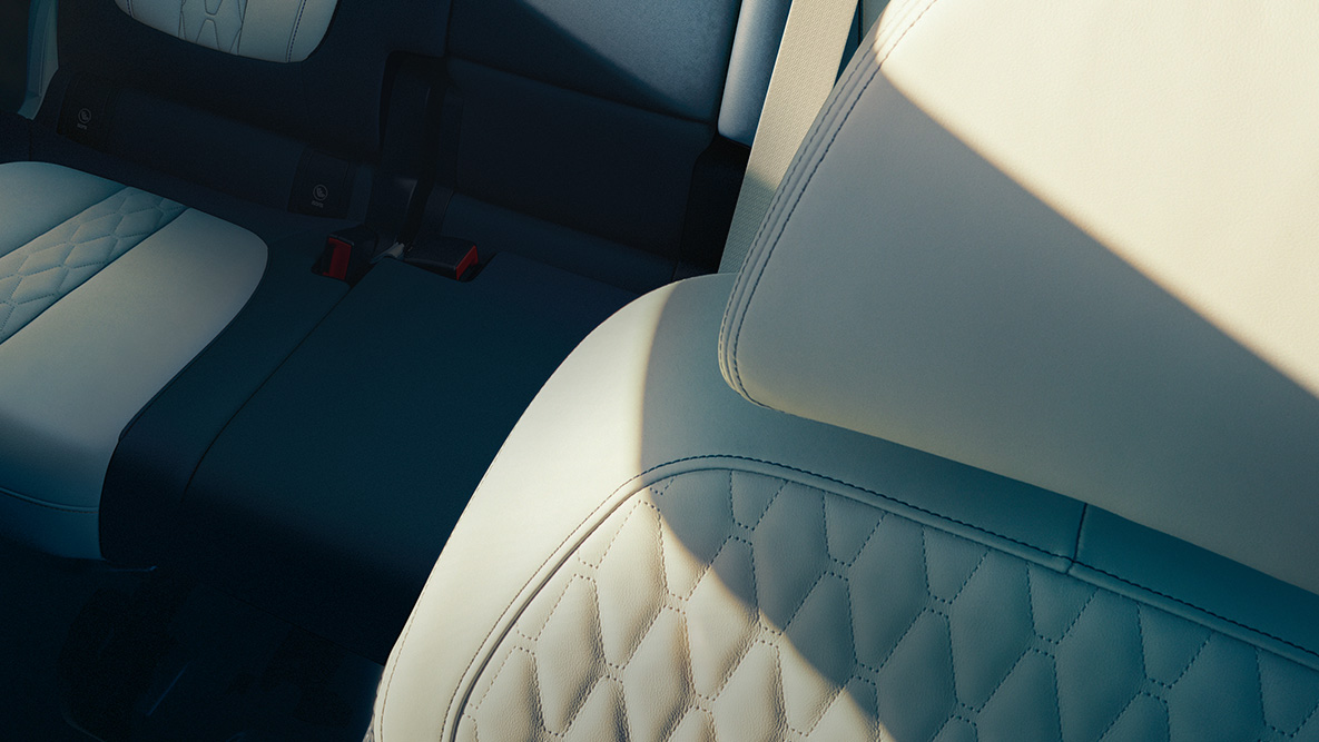 Diseño de cuero del BMW X7 Detalle del diseño de cuero Merino