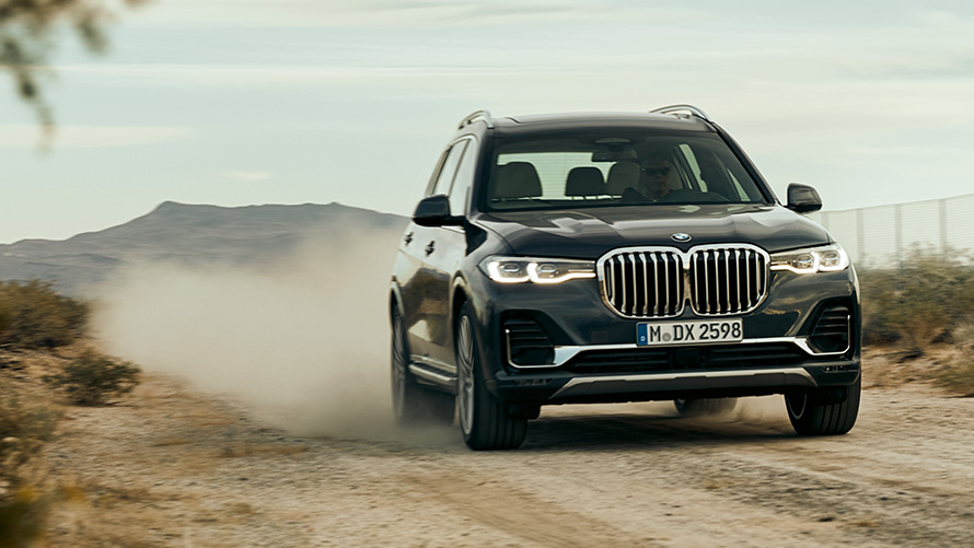 Confort de marcha BMW X7 G07 2019 Primer plano Confort de marcha BMW X7 G07 2019 Primer plano