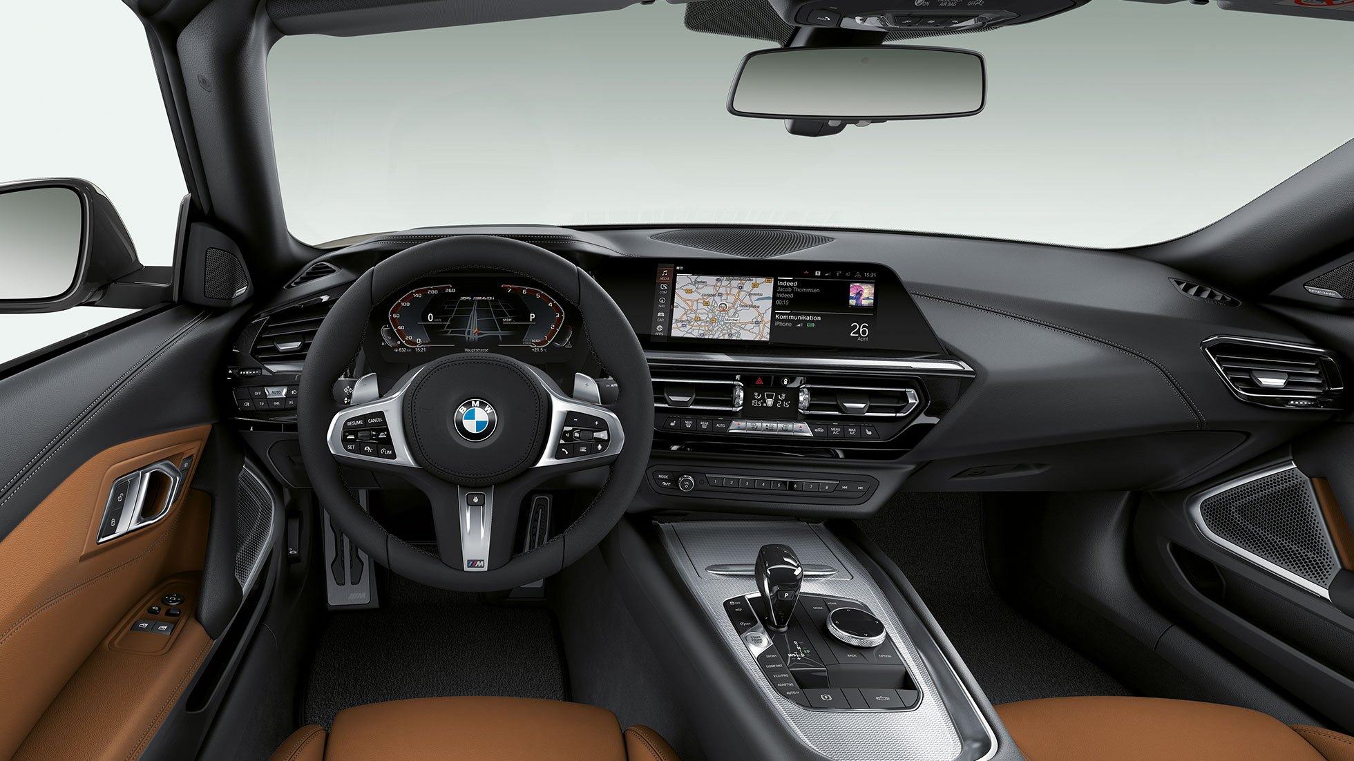 BMW Z4 Roadster M40i BMW Z4 Roadster M40i, volante y puesto del conductor