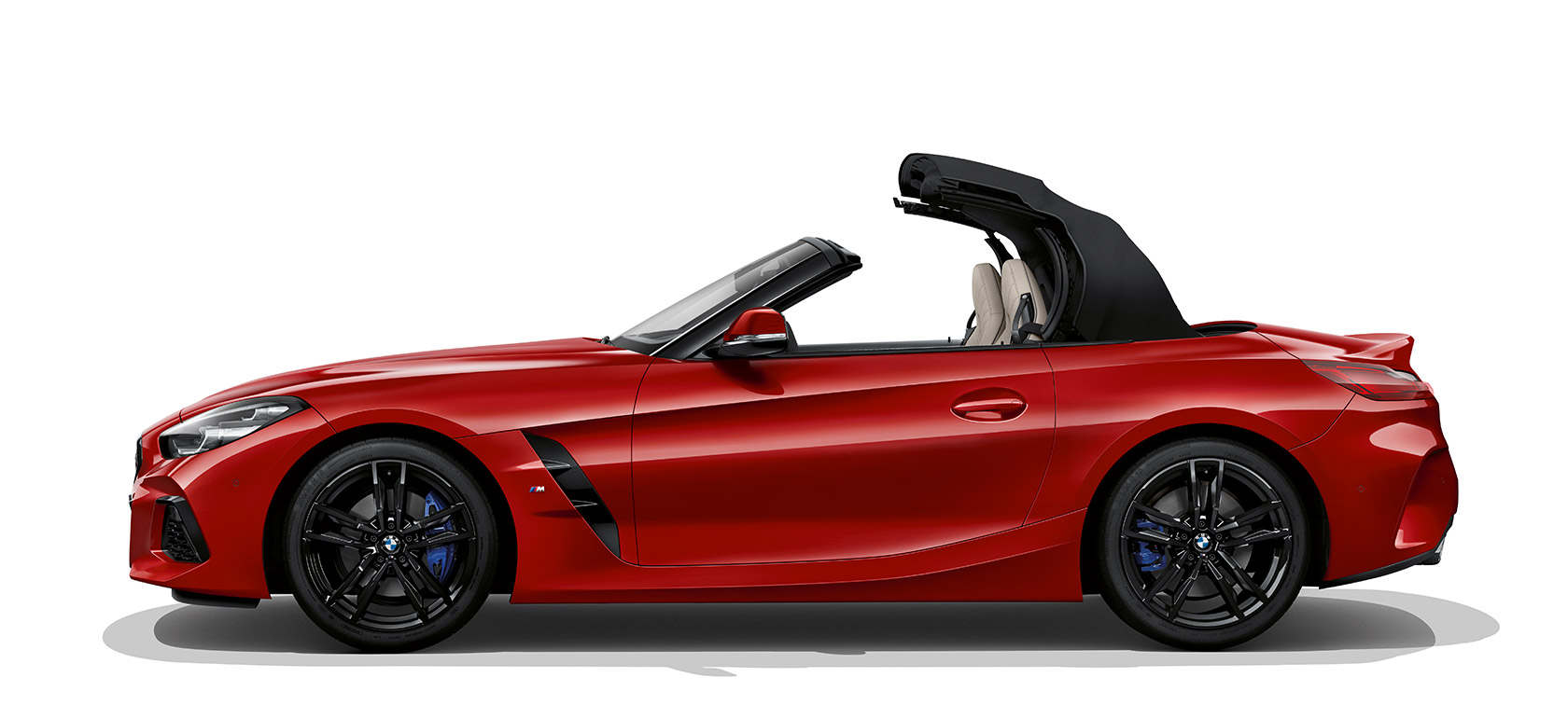 Imagen del lateral del BMW Z4 Roadster Imagen del lateral de BMW Z4 Roadster, apertura del techo