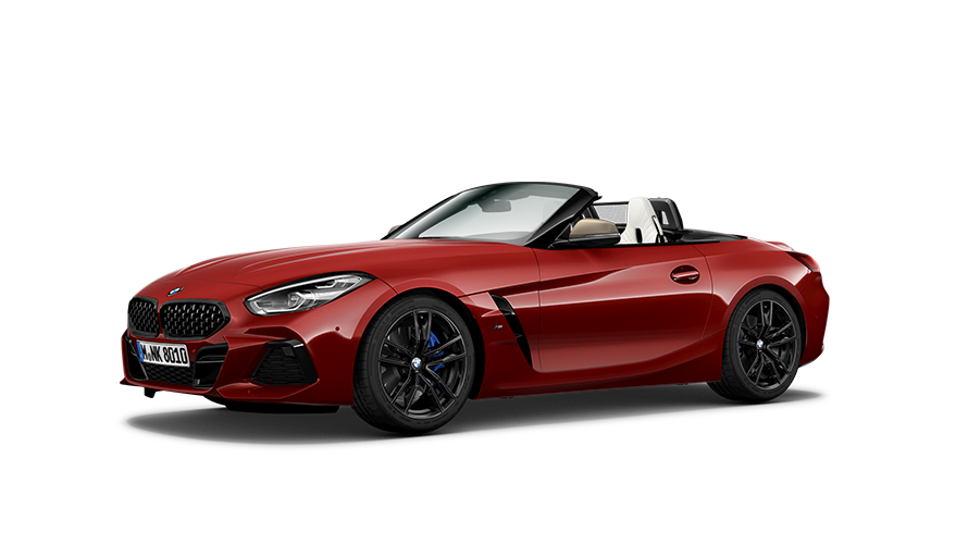 BMW Z4 Roadster (G29), vista de tres cuartos del lateral BMW Z4 Roadster (G29), vista de tres cuartos del lateral